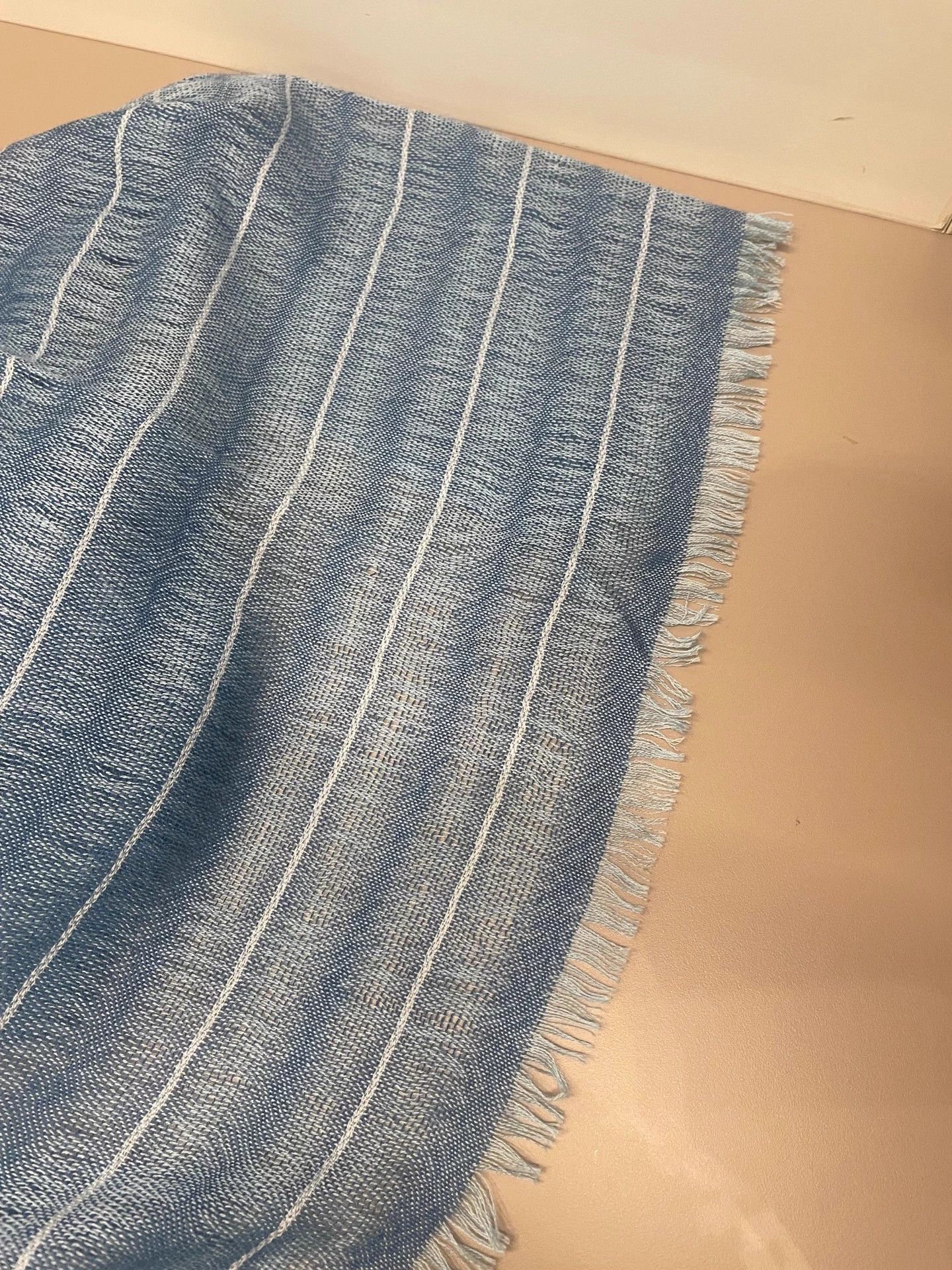 Loro Piana Loro Piana Sky Blue Cashmere Scarf 192x65cm Size ONE SIZE - 4 Thumbnail