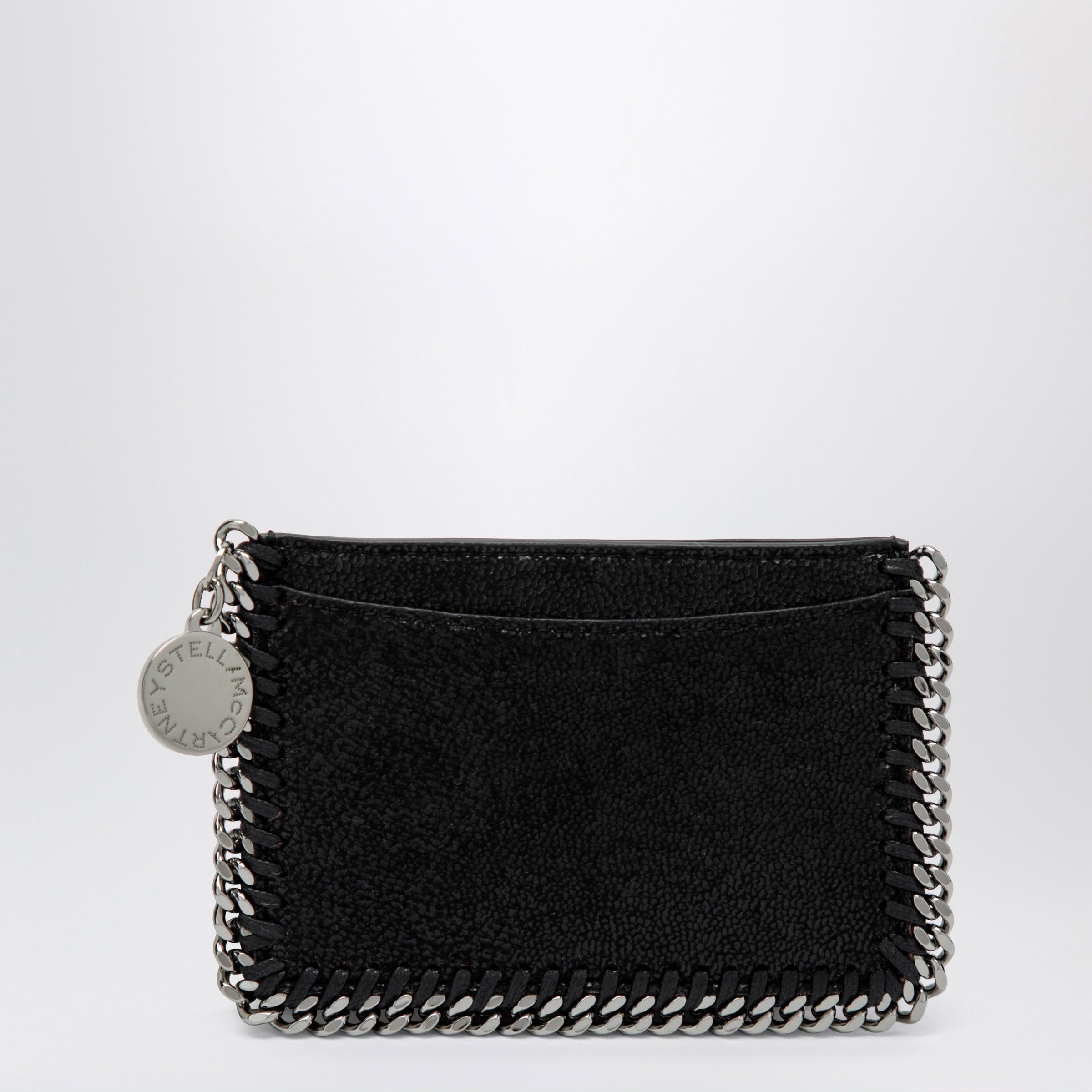 Stella McCartney Stella Mccartney Black Falabella Card Holder Size ONE SIZE - 1 Thumbnail