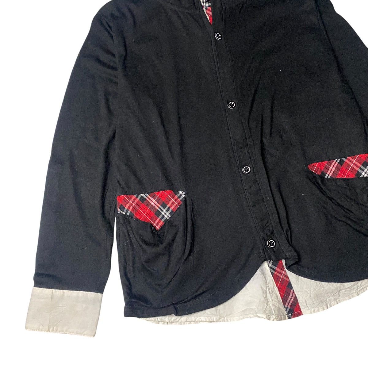 If Six Was Nine 2000's Sorridere Gothic Double Layer Hoodie L/S Size US M / EU 48-50 / 2 - 4 Thumbnail