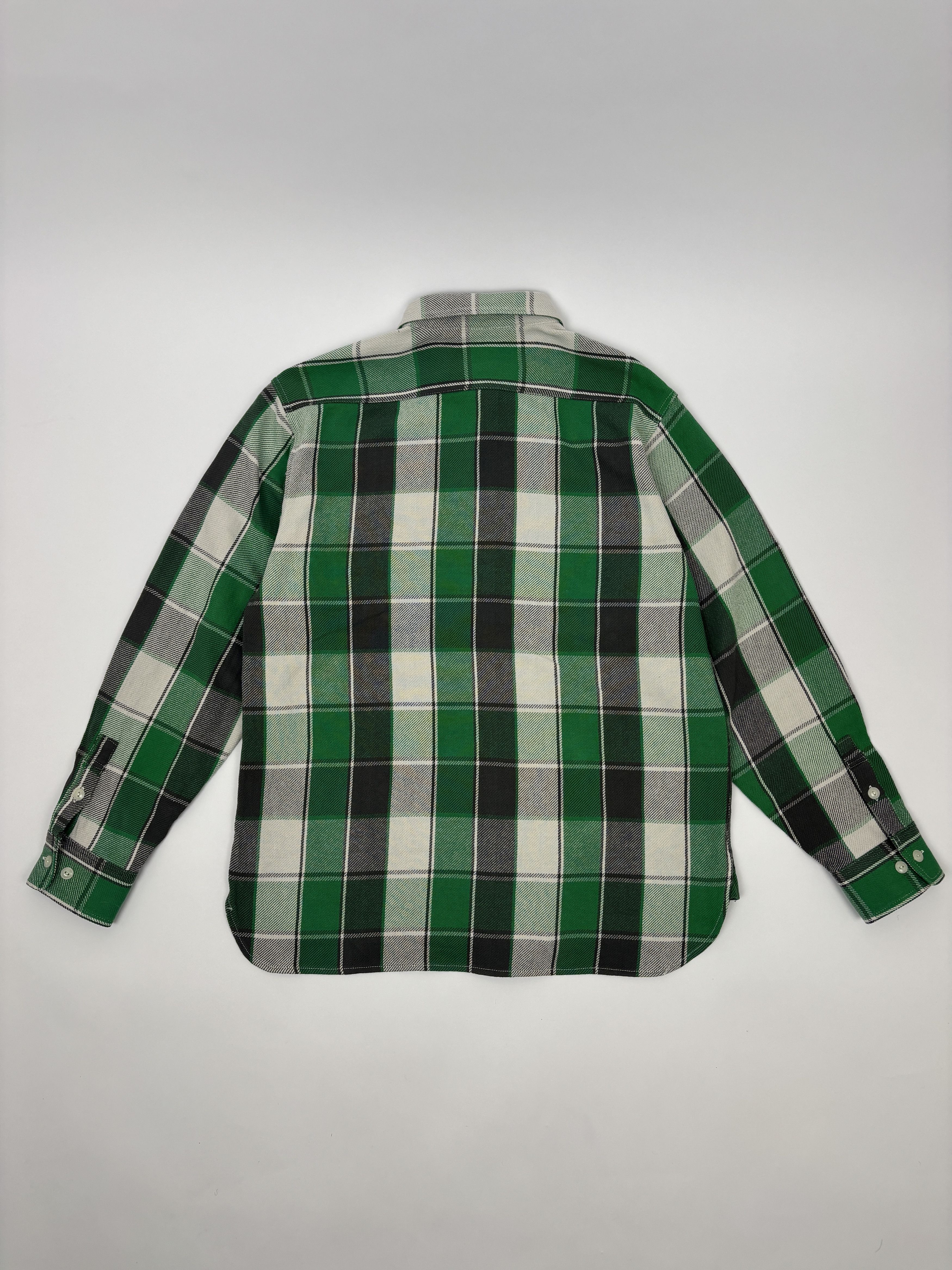 Cushman Cushman Vintage Check Work Shirt Size US XL / EU 56 / 4 - 5 Thumbnail