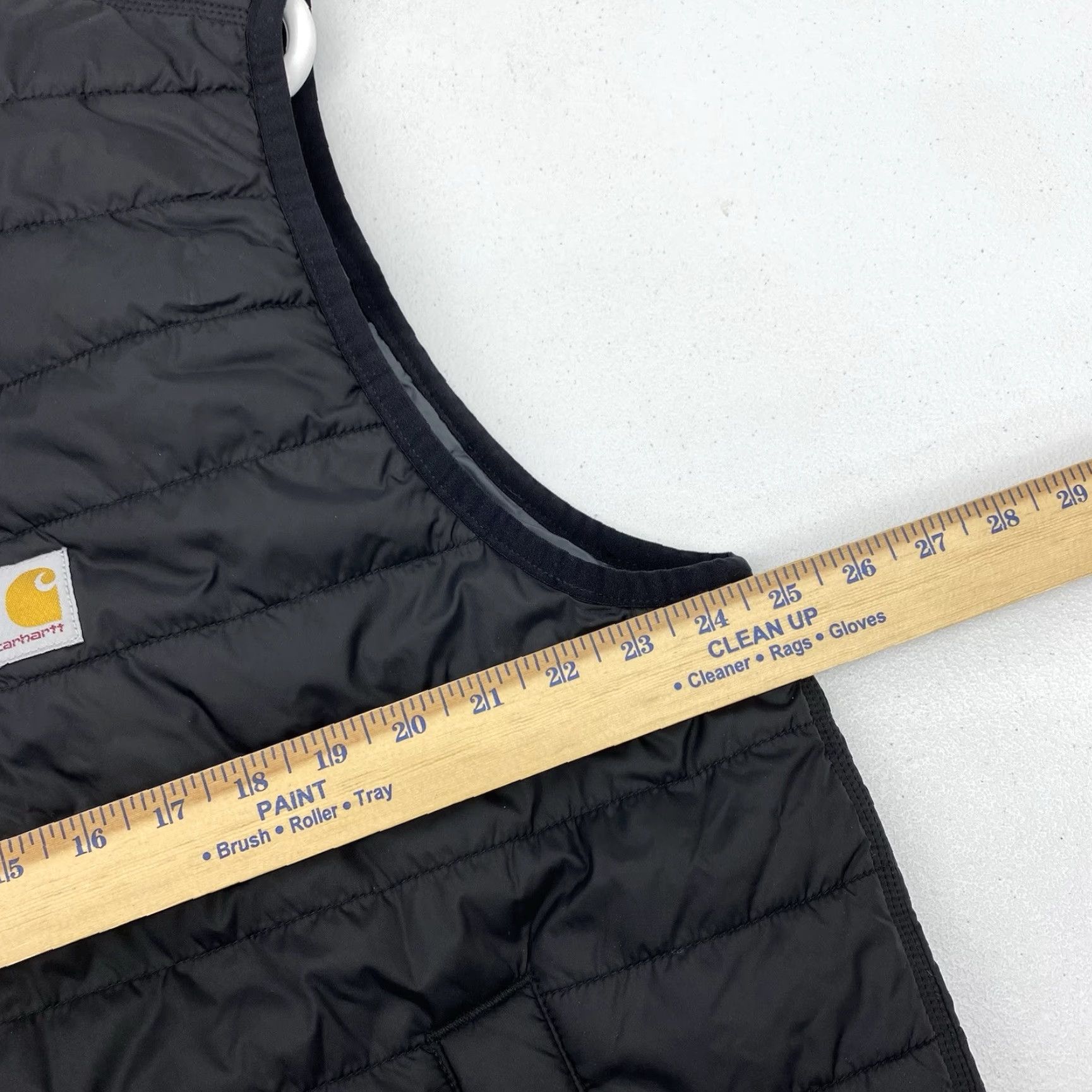 Carhartt Carhartt Vest Men XL Rain Defender Relaxed Work Lightweight Insulated Puffer Nylon Softshell Zip Mid-Length Black Size US XL / EU 56 / 4 - 5 Thumbnail