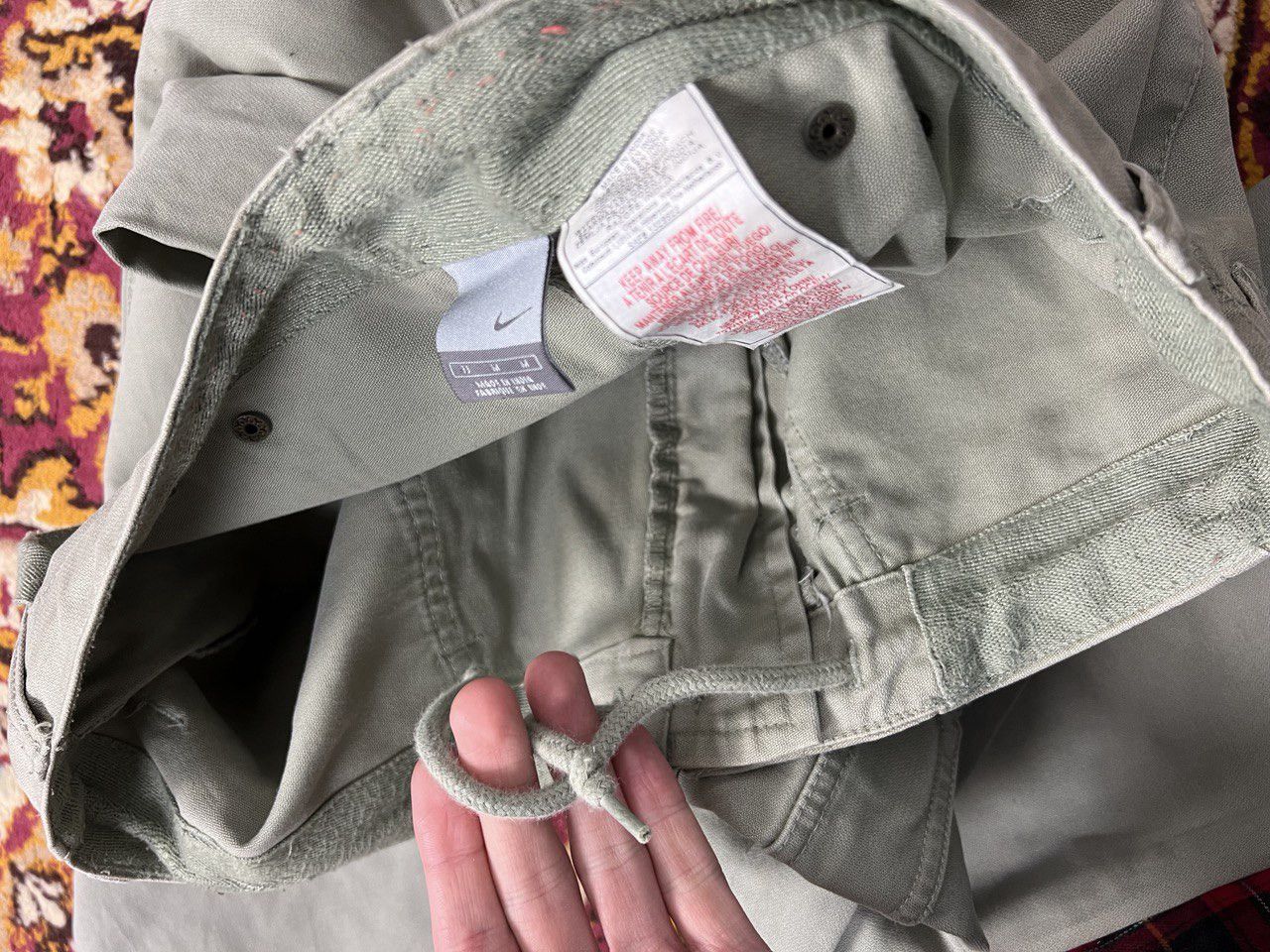 Vintage Gorpcore Nike Cargo Multi pocket Y2k drill pants