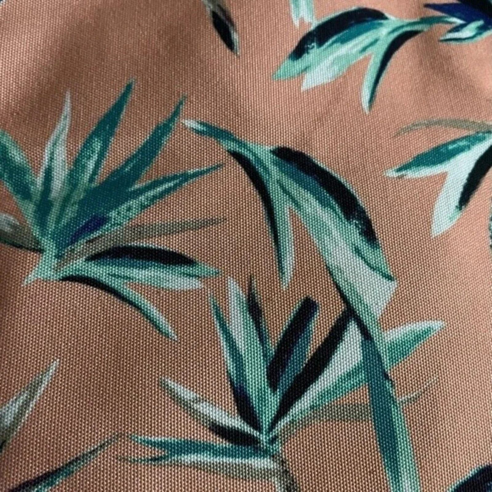 Rachel Pally Rachel Pally canvas clutch trimmed in leather. Size ONE SIZE - 2 Thumbnail