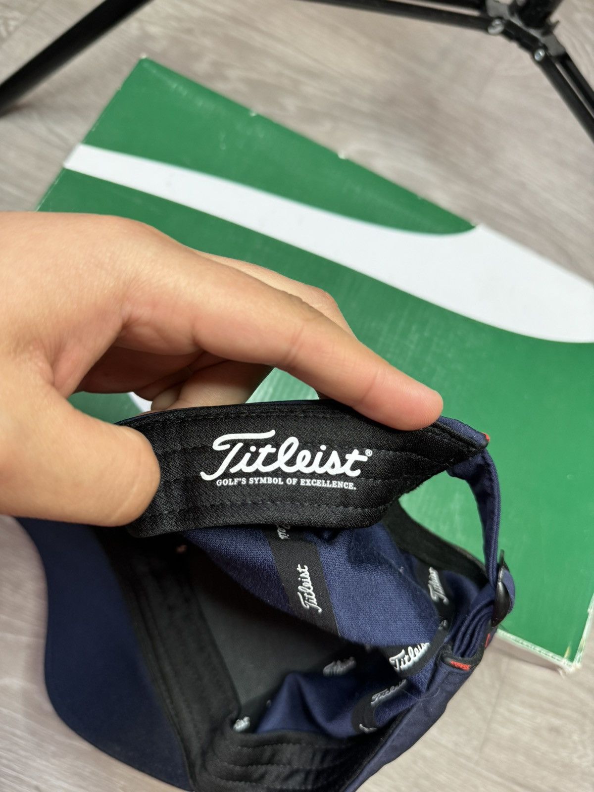 Footjoy × Japanese Brand × Titleist Titleist ProV1 FootJoy Golfing Logos Grey Adjustable Hat Size ONE SIZE - 7 Thumbnail
