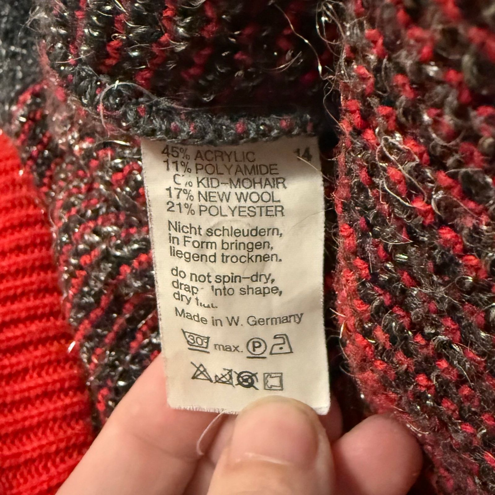 Bode Bode Cardigan Sweater West Germany Geometric Knit Multicolor Size US XXL / EU 58 / 5 - 6 Thumbnail