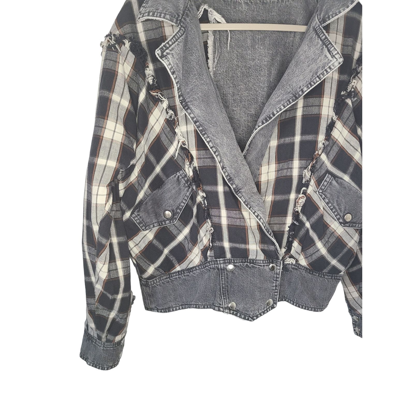 Retrofete RETROFÊTE Ellie reversible distressed denim jacket Size M / US 6-8 / IT 42-44 - 10 Thumbnail