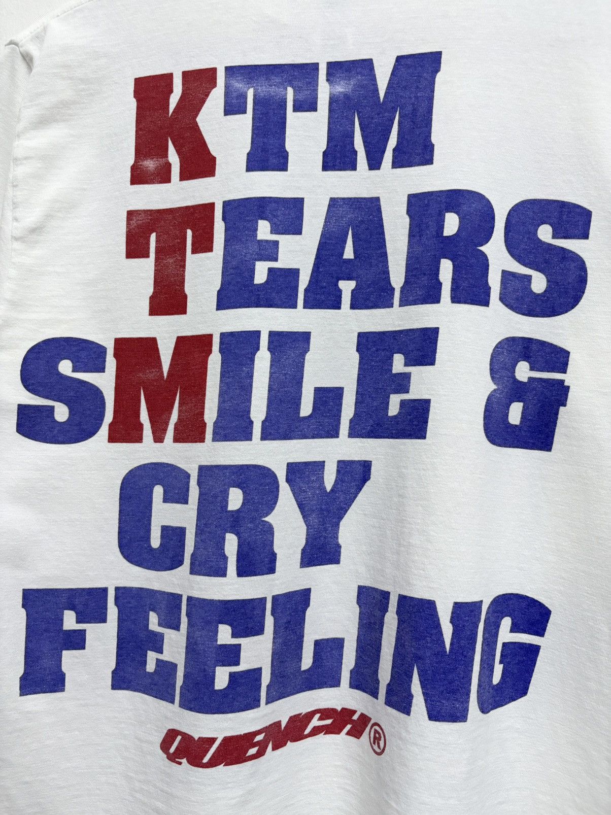 Hysteric Glamour 2000’s KTM Quench - Tears Smile N Cry Feeling / HG T-Shirt Size US S / EU 44-46 / 1 - 6 Thumbnail