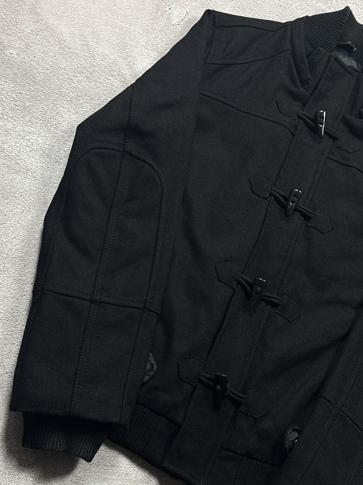 Vintage Archive Napoleon Wool Jacket Black Celine Dior Style Grunge Size US L / EU 52-54 / 3 - 3 Thumbnail