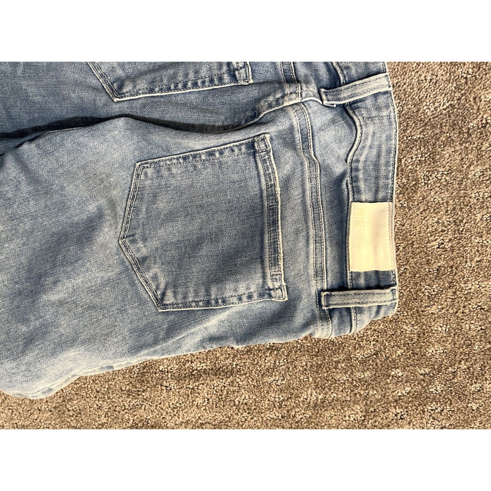 Paige PAIGE Verdugo Crop Jeans Women's Size 27 Blue Raw Hem Size 27" / US 4 / IT 40 - 5 Thumbnail