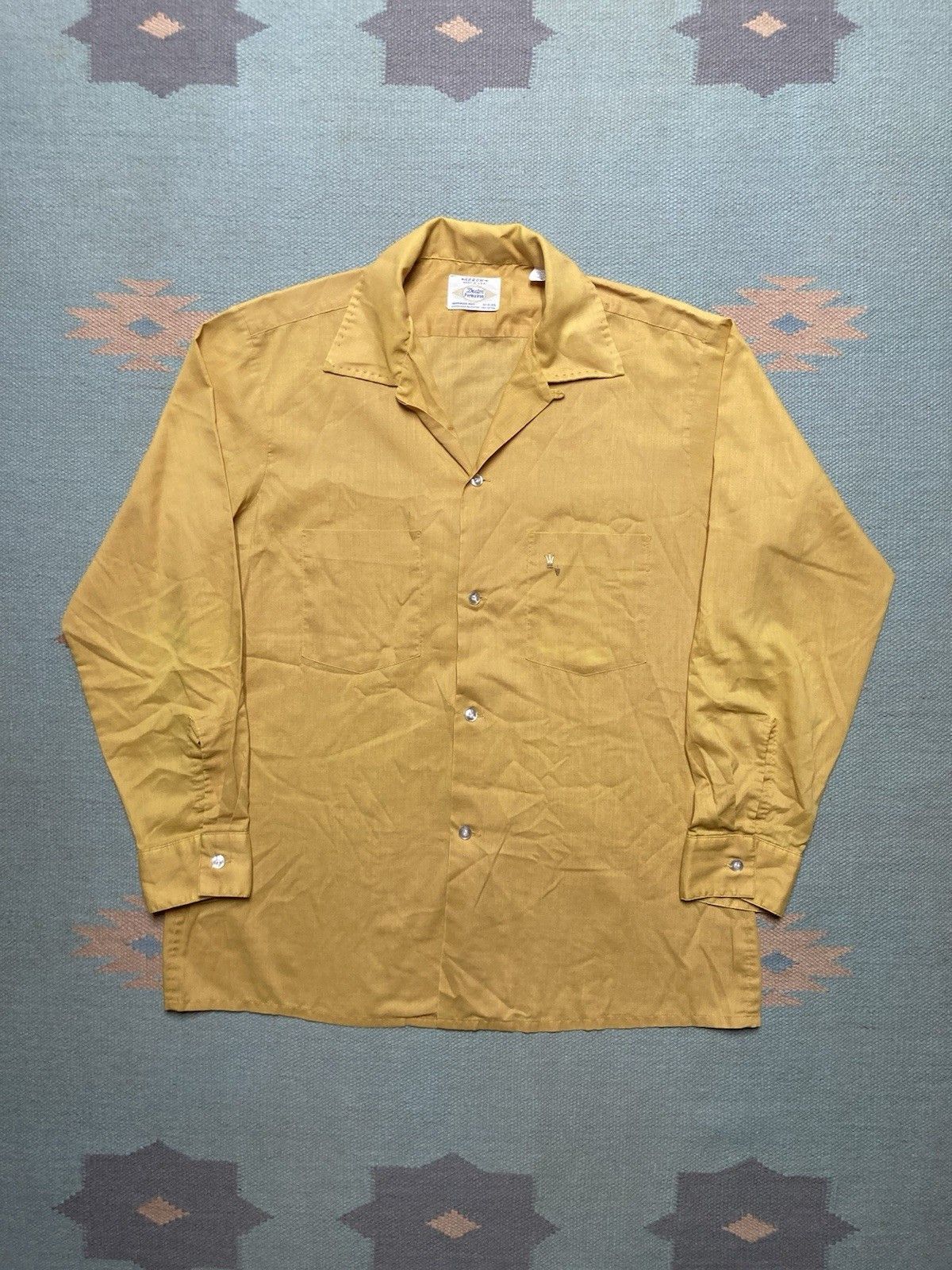 Arrow × Vintage 60s long sleeve button shirt loop collar Arrow sanforized M Size US M / EU 48-50 / 2 - 1 Thumbnail