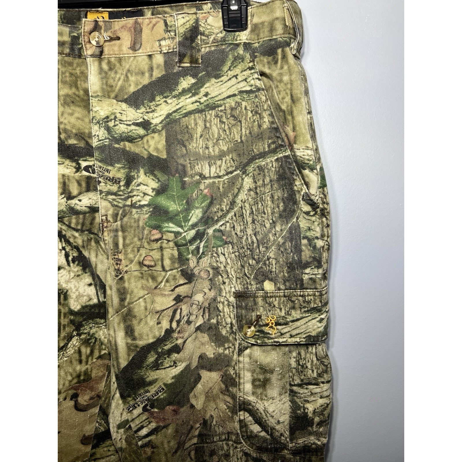 Mossy Oaks Browning Camo Cargo Pants Size M Mossy Oak Break Up Hunting Size US 30 / EU 46 - 3 Thumbnail