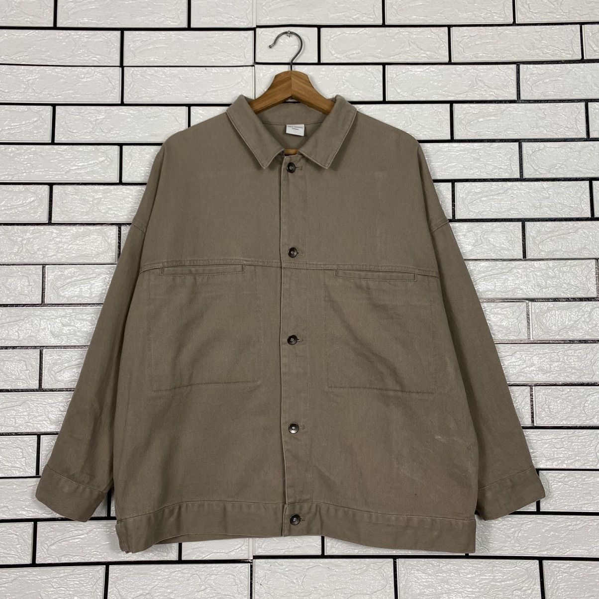 Japanese Brand 📌Vintage Khakis Chore Jacket Urban Research Issey Miyake Size US M / EU 48-50 / 2 - 2 Thumbnail