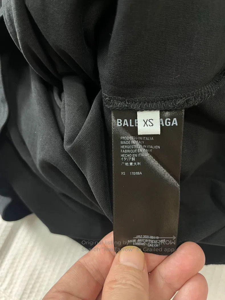 Balenciaga Balenciaga Black Fake Two Pieces Destroy Cola Knitwear Hoo Size US XS / EU 42 / 0 - 7 Thumbnail