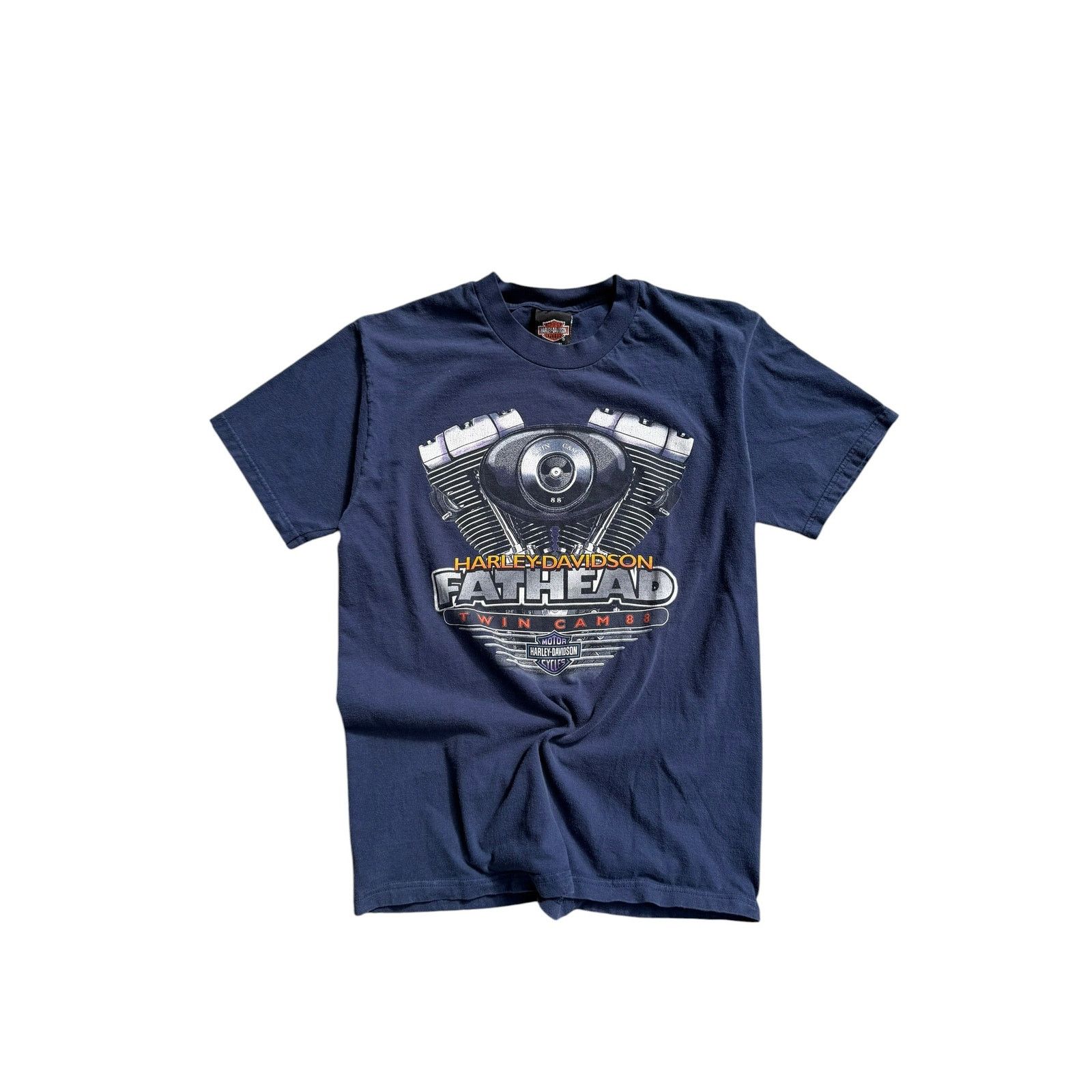 Harley Davidson Vintage Harley Davidson Fathead Engine Tee Size US M / EU 48-50 / 2 - 1 Thumbnail