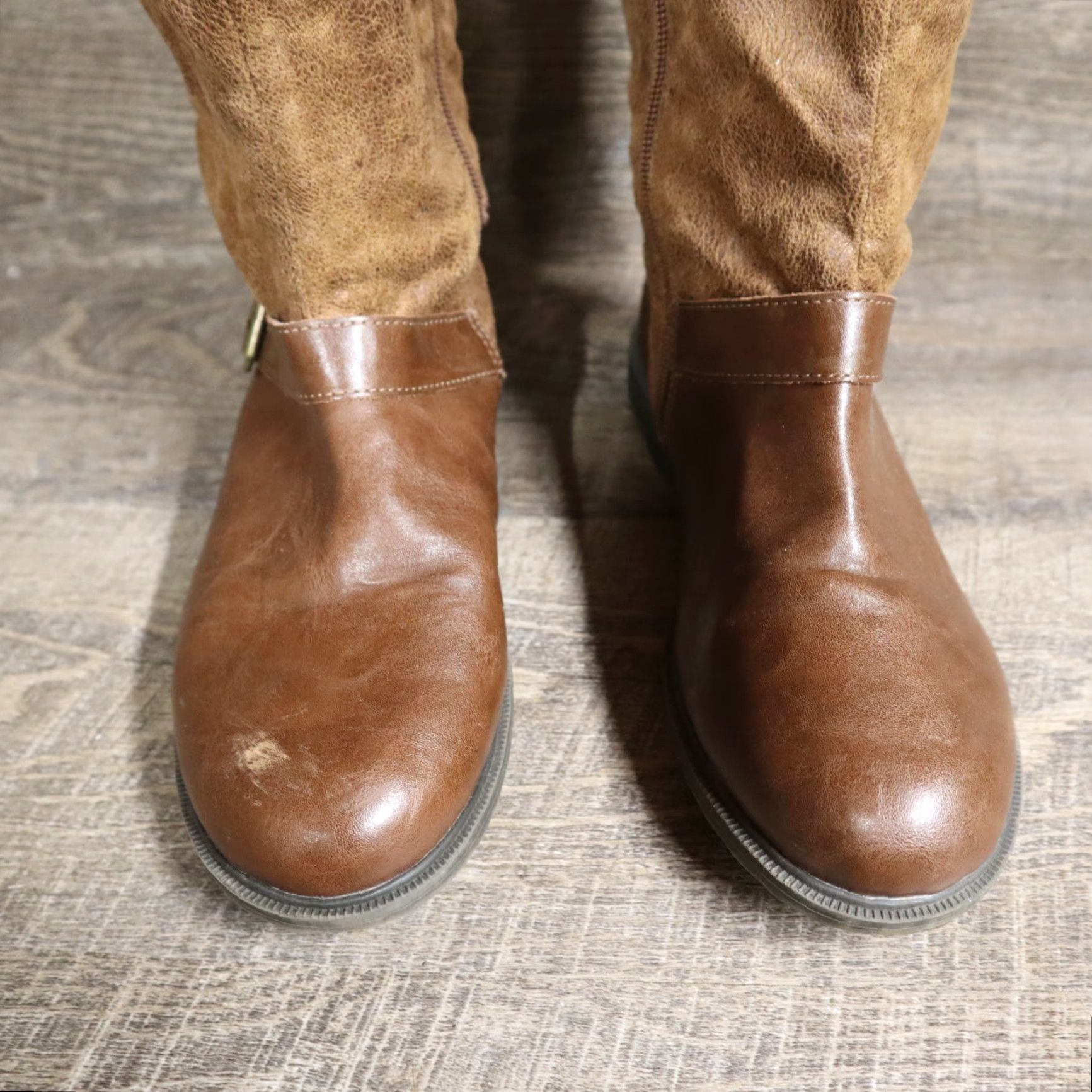 Nine West VINTAGE Nine West Casey Boots Brown Leather Women Size 4 Boots Womens Size US 4 / IT 34 - 4 Thumbnail