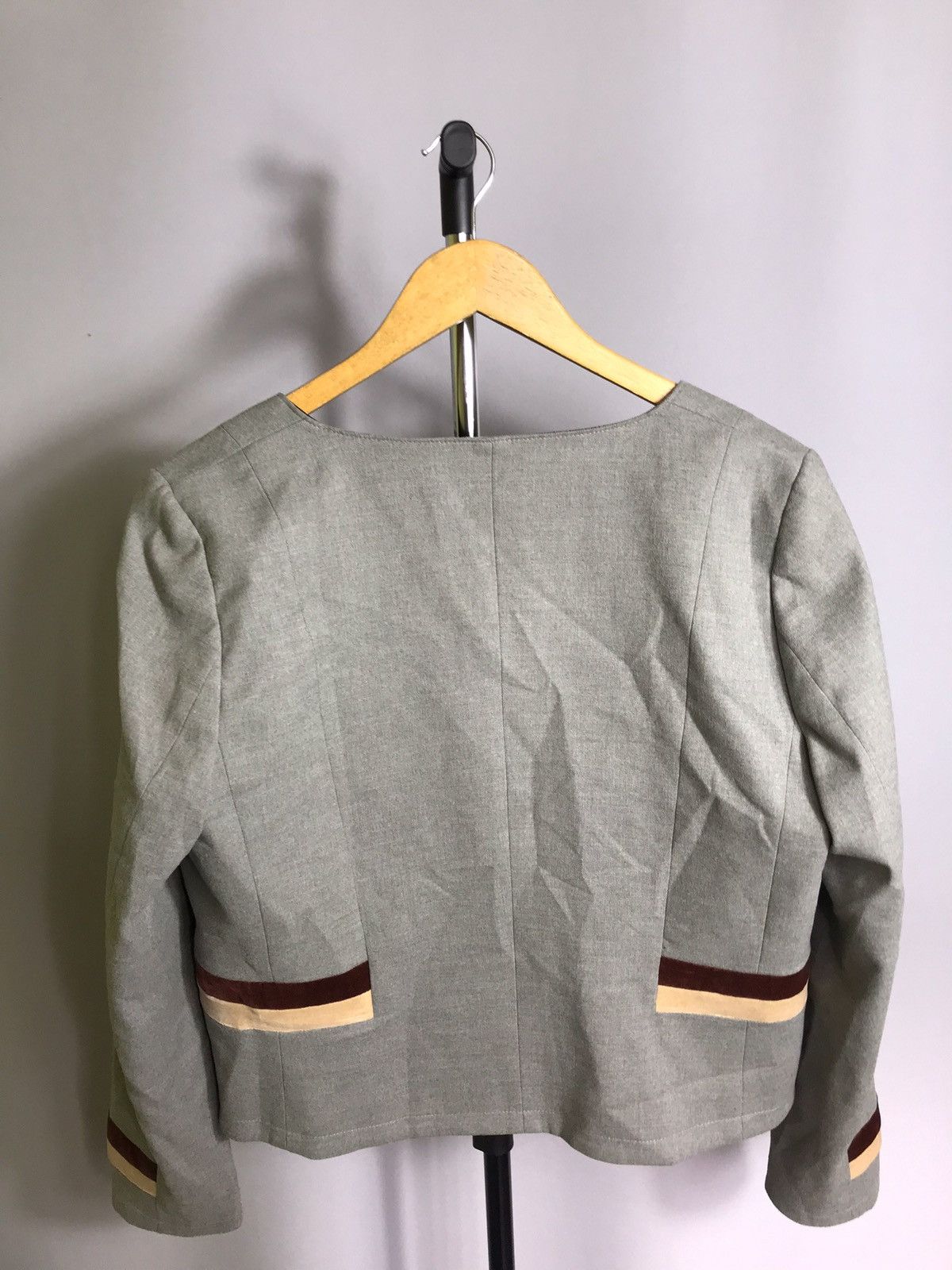 Other en soie zürich jacket woman gray vintage Sz 44 Size L / US 10 / IT 46 - 8 Thumbnail