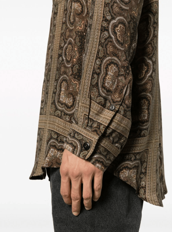 Nanushka BNWT AW23 NANUSHKA SEBAS PAISLEY SHIRT M Size US M / EU 48-50 / 2 - 12 Thumbnail