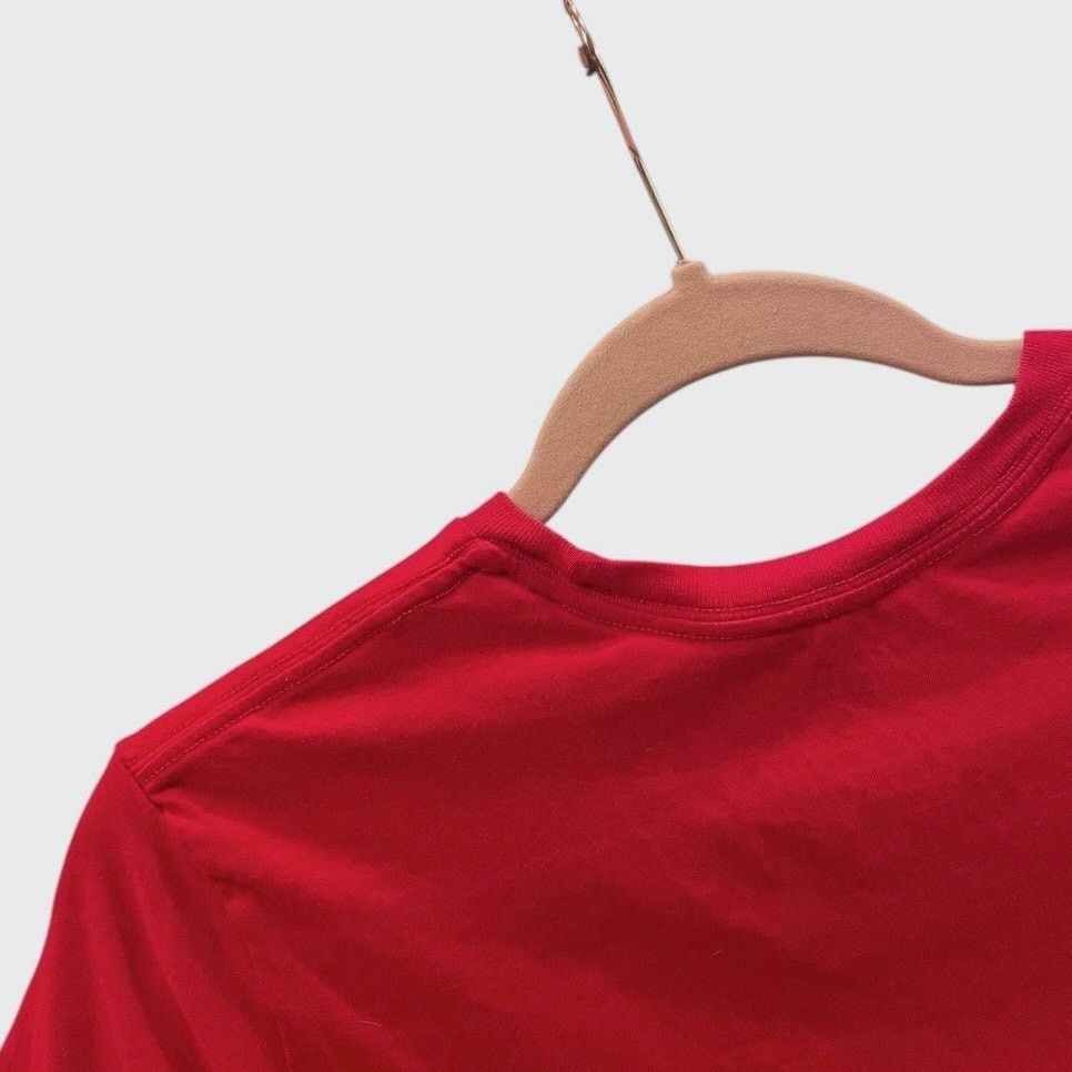 Tommy Hilfiger Tommy Hilfiger Mens Red Short Sleeve Cotton Tee Size US S / EU 44-46 / 1 - 4 Thumbnail