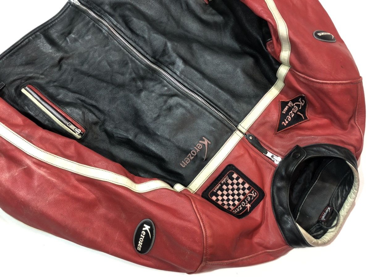 Dainese × Yamaha Kerozen Moto Motorcycle Leather Jacket Racing Size US XL / EU 56 / 4 - 10 Thumbnail