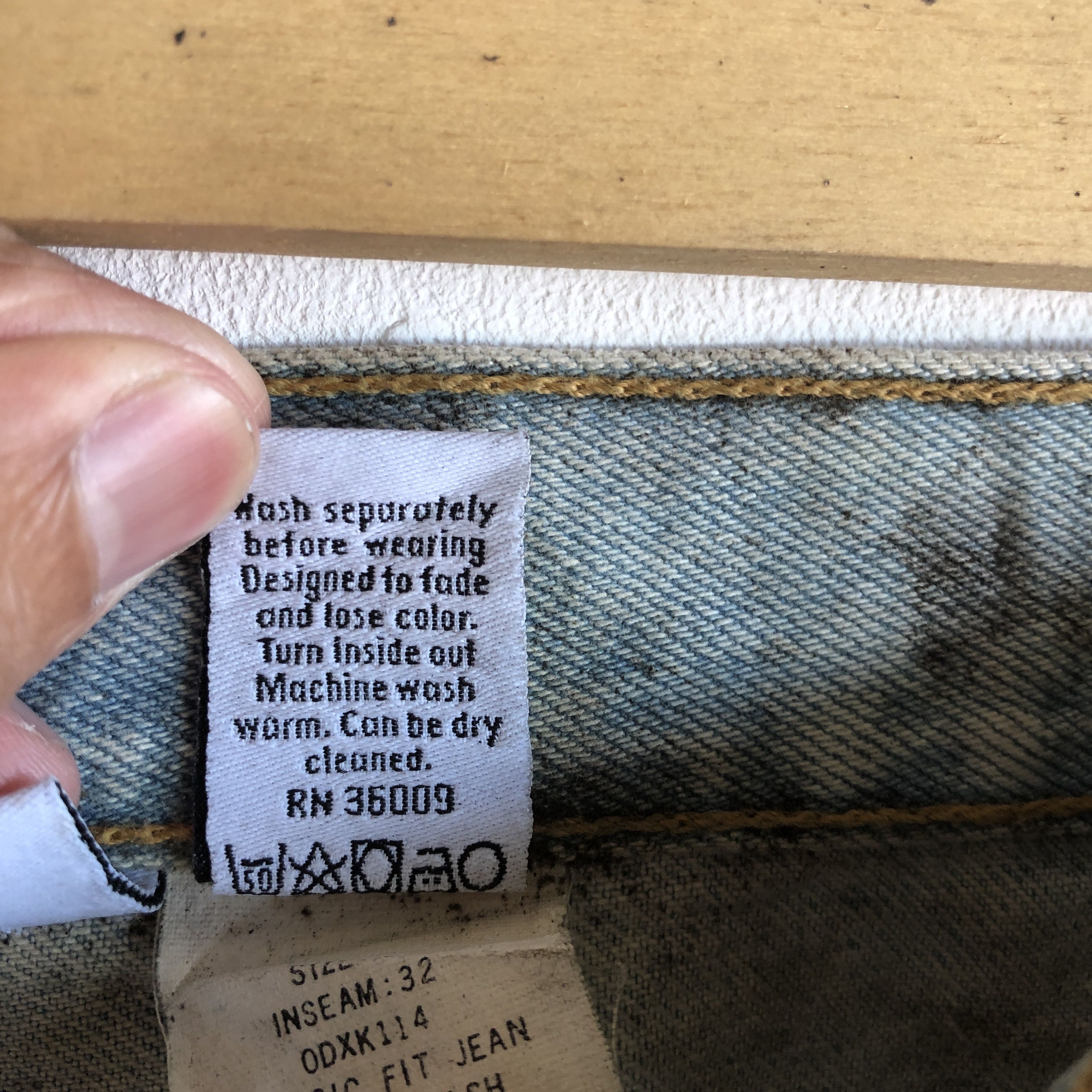Calvin Klein Vintage Calvin Klein Jeans Dirty Calvin Klein Denim Pants Size 26" / US 2 / IT 38 - 8 Thumbnail