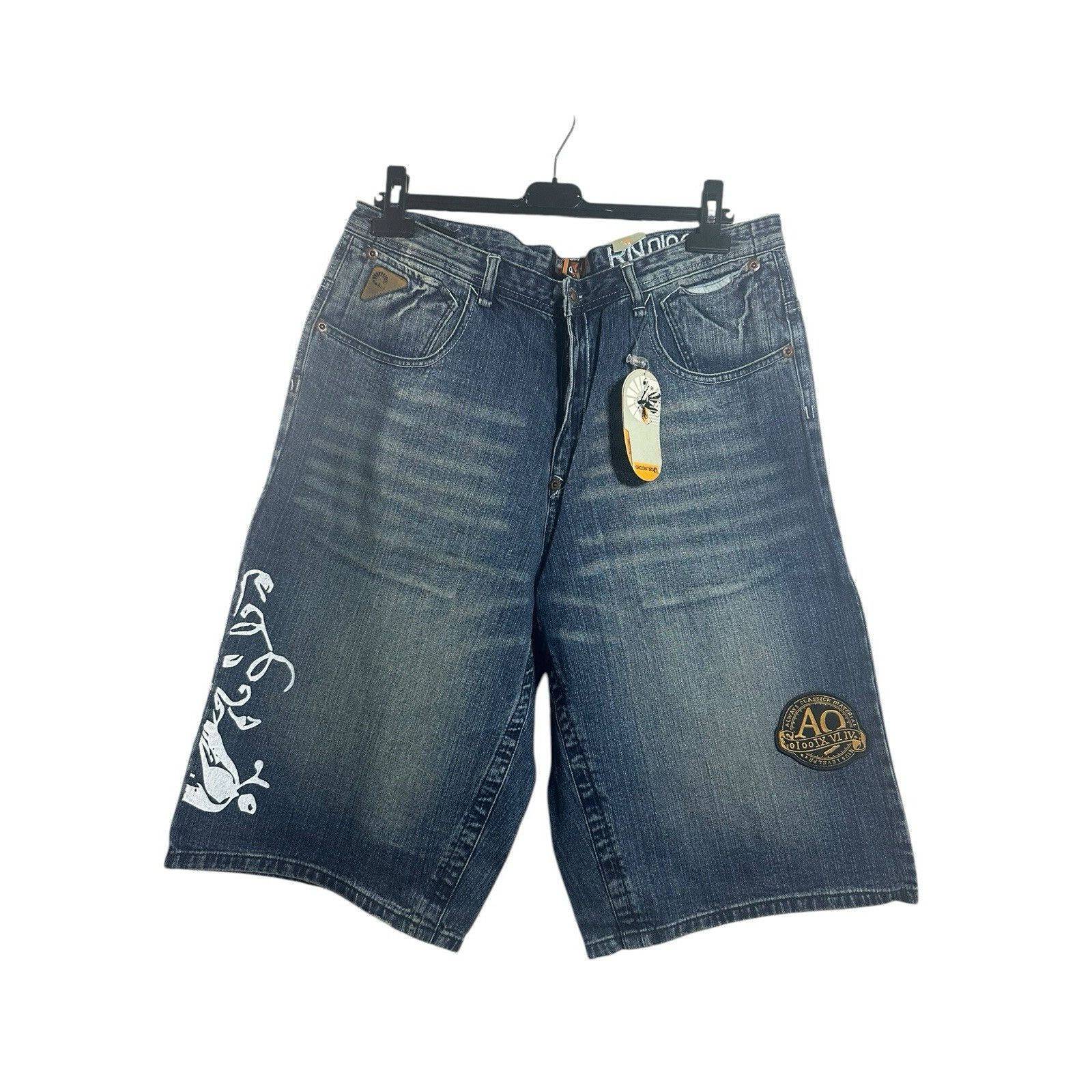 Akademiks Vintage Akademiks Jean Shorts Jorts Y2K Hip Hop Baggy Skater Size US 36 / EU 52 - 1 Thumbnail