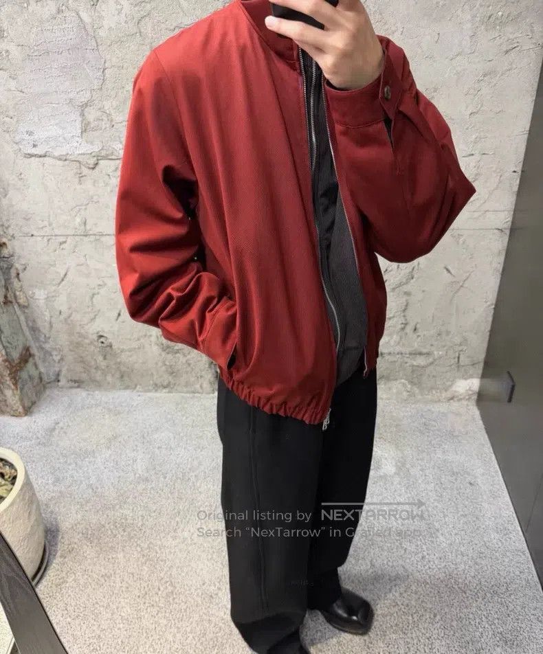 Our Legacy Our Legacy Red and Black Casino Jacket, Stand-up Collar Zi Size US S / EU 44-46 / 1 - 9 Thumbnail