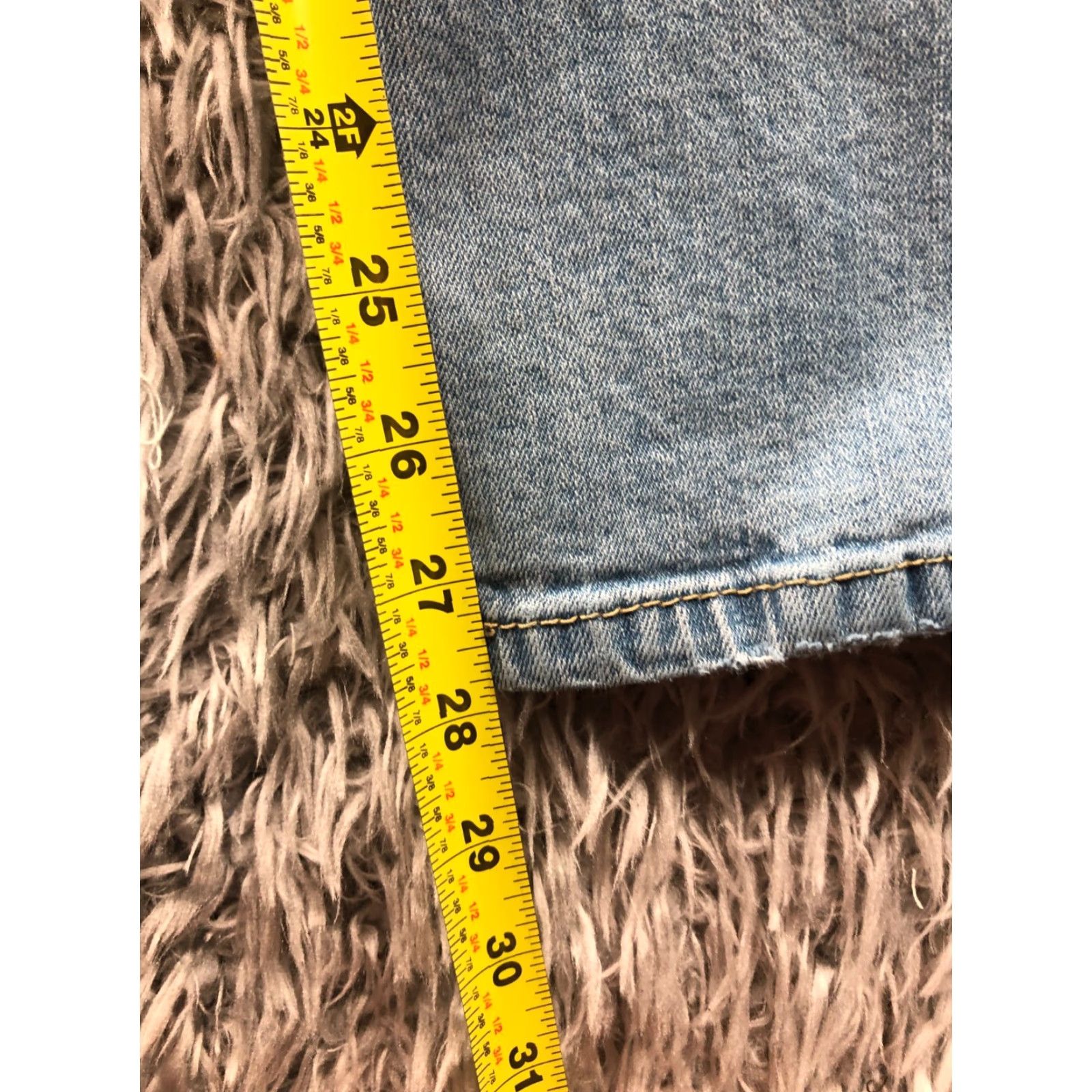 Vintage Aura Jeans 14 Womens Low Rise Light Wash Blue 5-Pocket Denim Cotton Regular Straight N/A Size 36" / US 14 / IT 50 - 3 Thumbnail