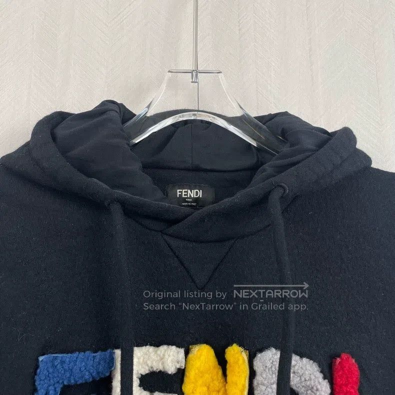 Fendi Fendi Colorful Flock Letter Sweatshirt Size US M / EU 48-50 / 2 - 2 Thumbnail