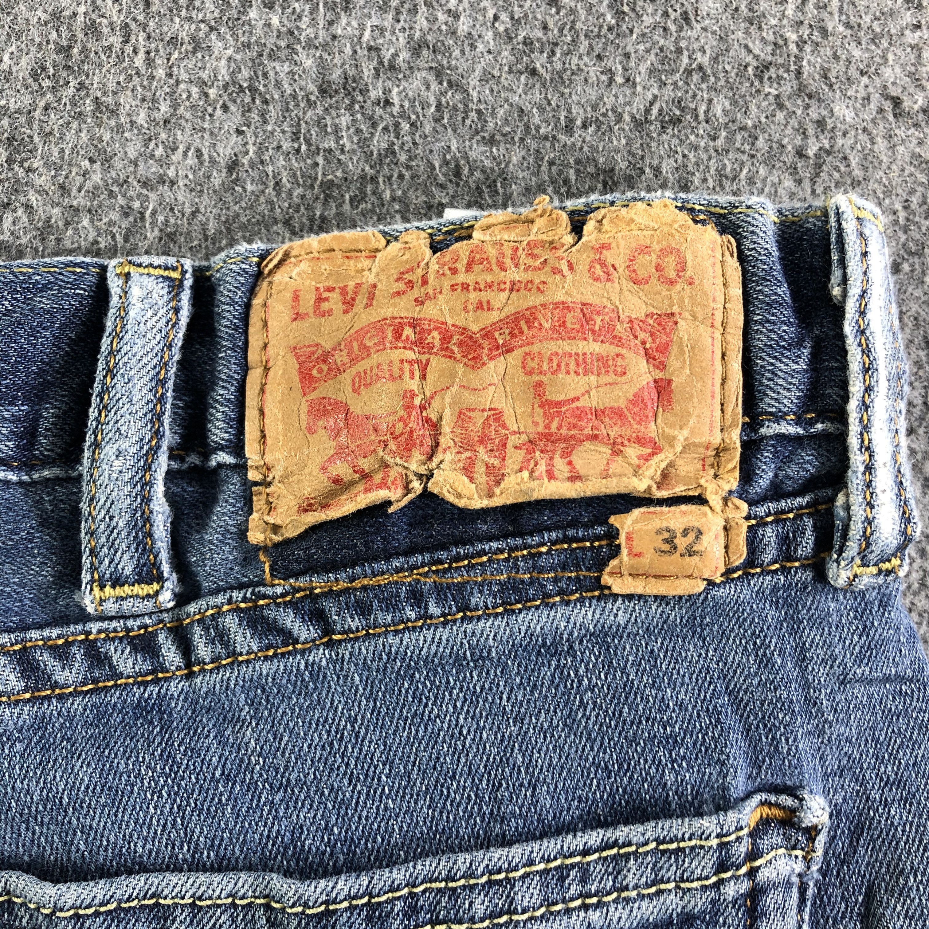 Levi's Vintage Blue Wash Levis 514 Jeans-J4352 Size US 38 / EU 54 - 5 Thumbnail