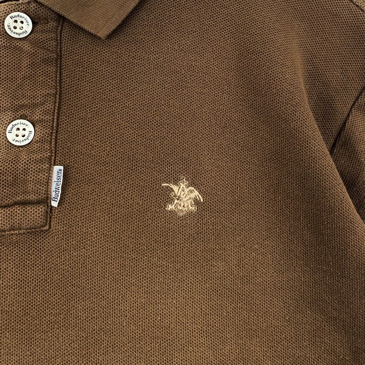Budweiser Vintage BUDWEISER KING BEER Embroidered Polo Tee Shirt Size US M / EU 48-50 / 2 - 3 Thumbnail