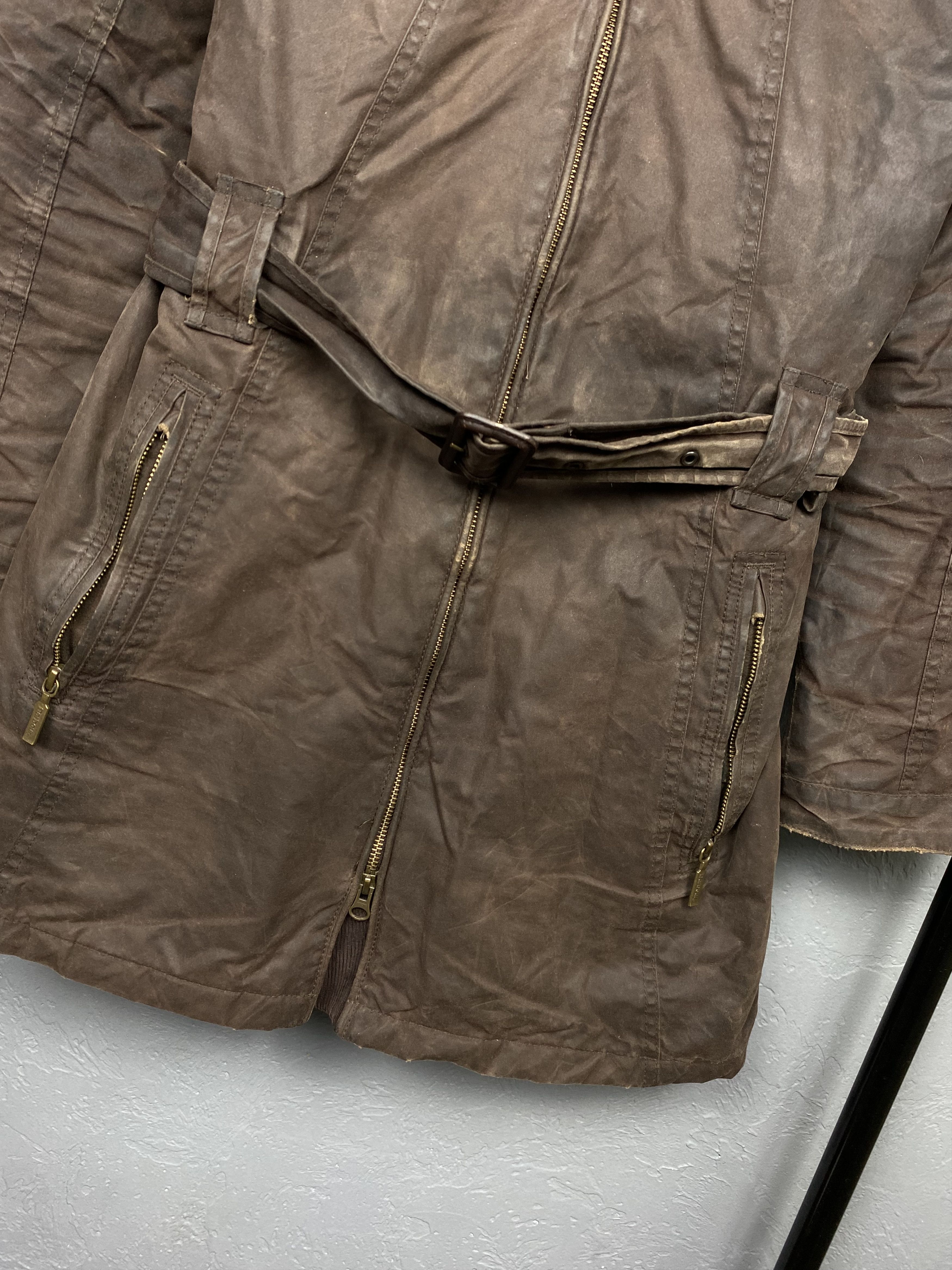 Barbour Barbour Vintage Womens Cameron Wax Jacket Size L / US 10 / IT 46 - 2 Thumbnail