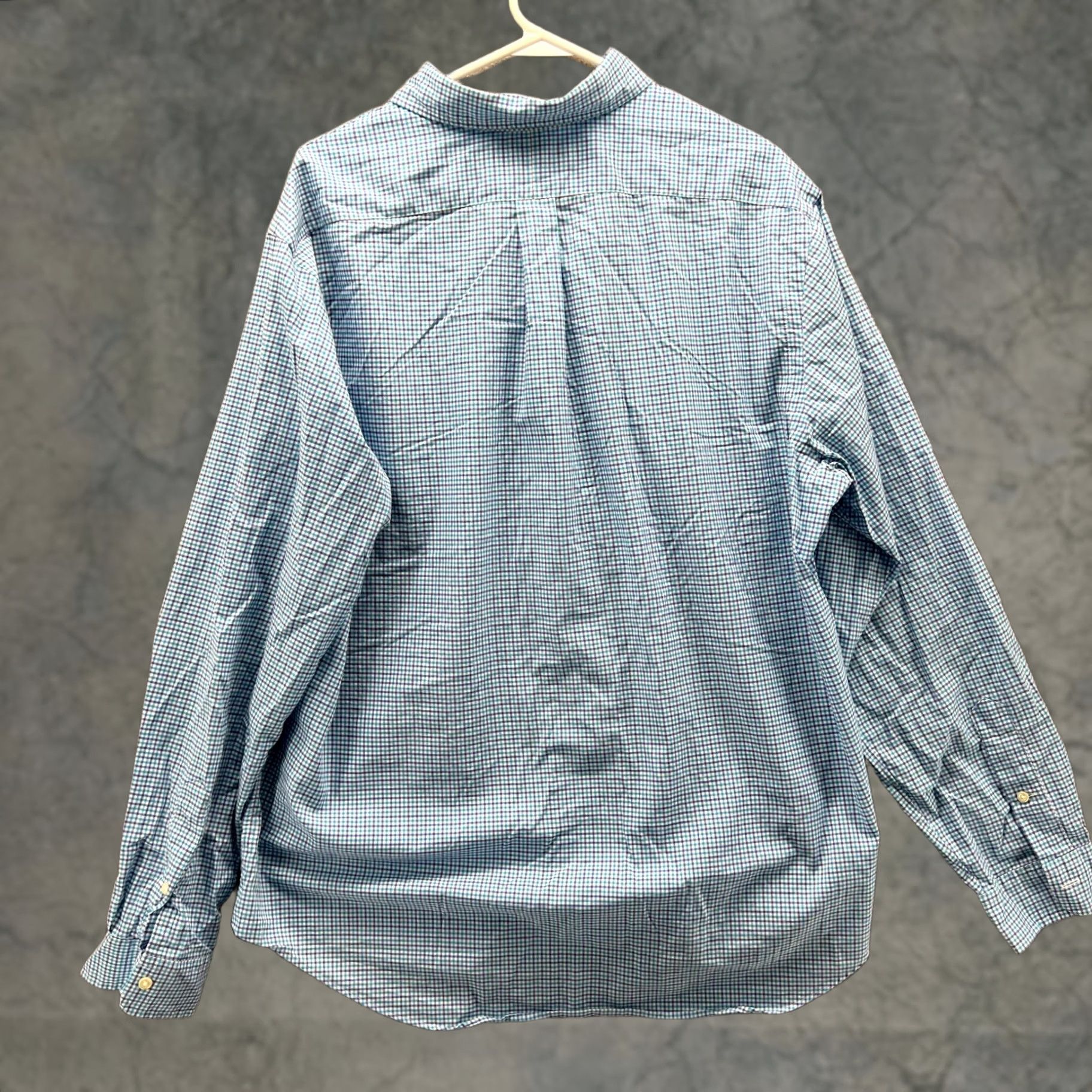 Ralph Lauren Ralph Lauren Shirt Mens XL Blue Button-Down Gingham Oxford Pony Stretch Plaid Shirt Size US XL / EU 56 / 4 - 1 Thumbnail