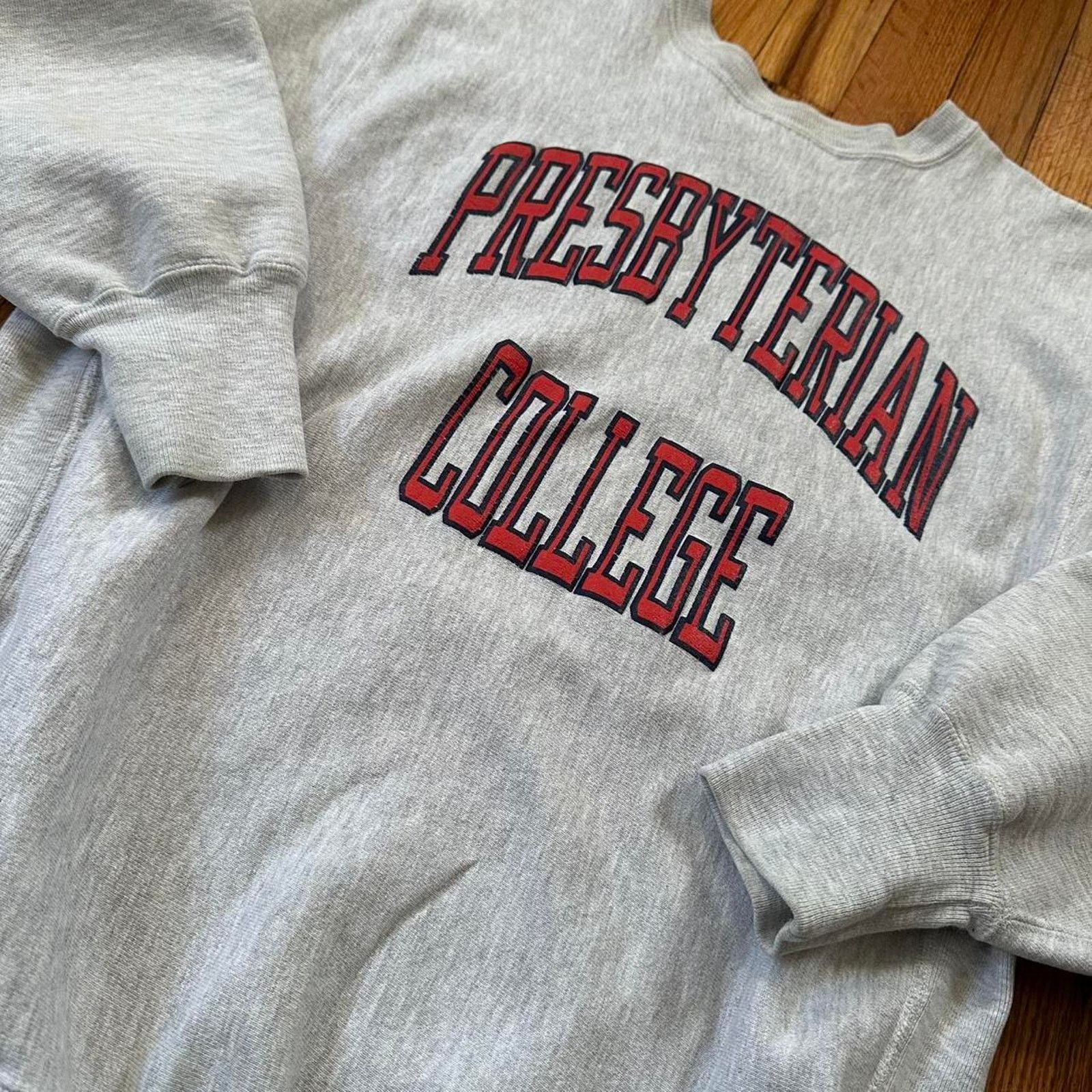 Champion × Vintage VTG Champion Reverse Weave Presbyterian College Crewneck XL Size US XL / EU 56 / 4 - 4 Thumbnail