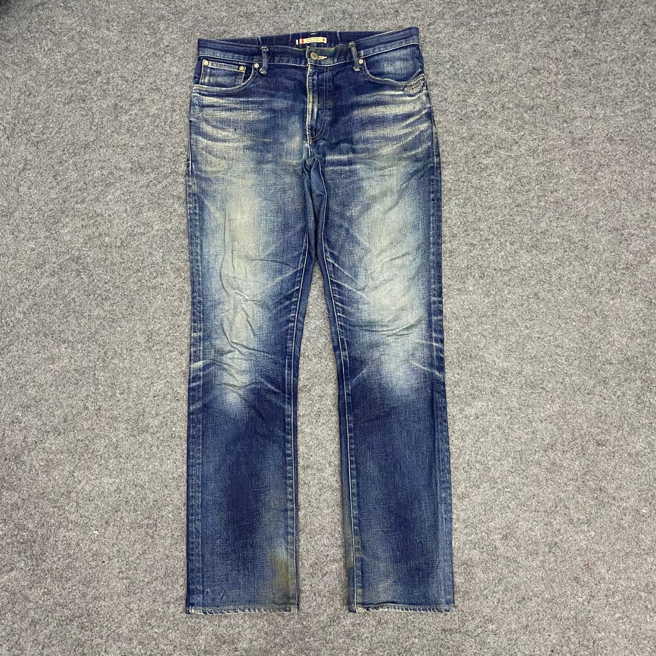 Japan Blue Jeans 💥Best Offer💥Vintage Japan Blue Jeans Distressed Denim Size US 34 / EU 50 - 1 Thumbnail