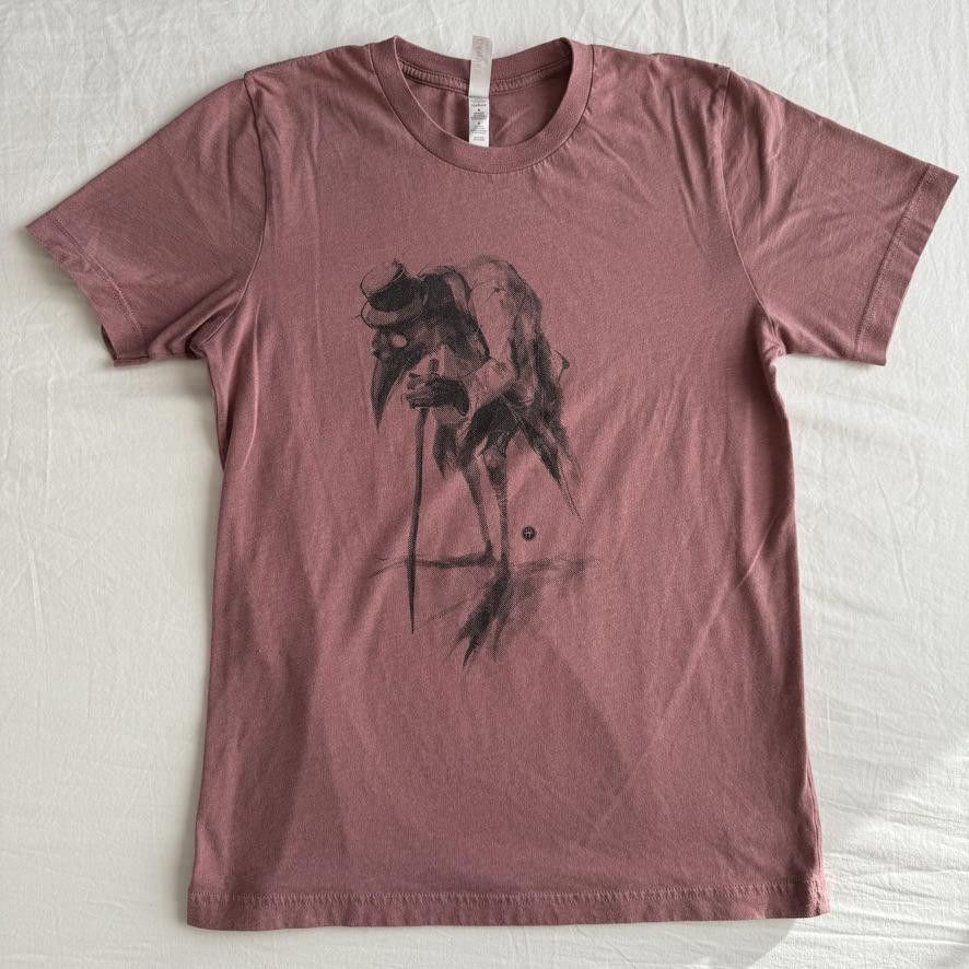 Designer Old Crow Unisex T-shirt Gothic Raven T-Shirt Claptone Sz M Size US M / EU 48-50 / 2 - 2 Thumbnail