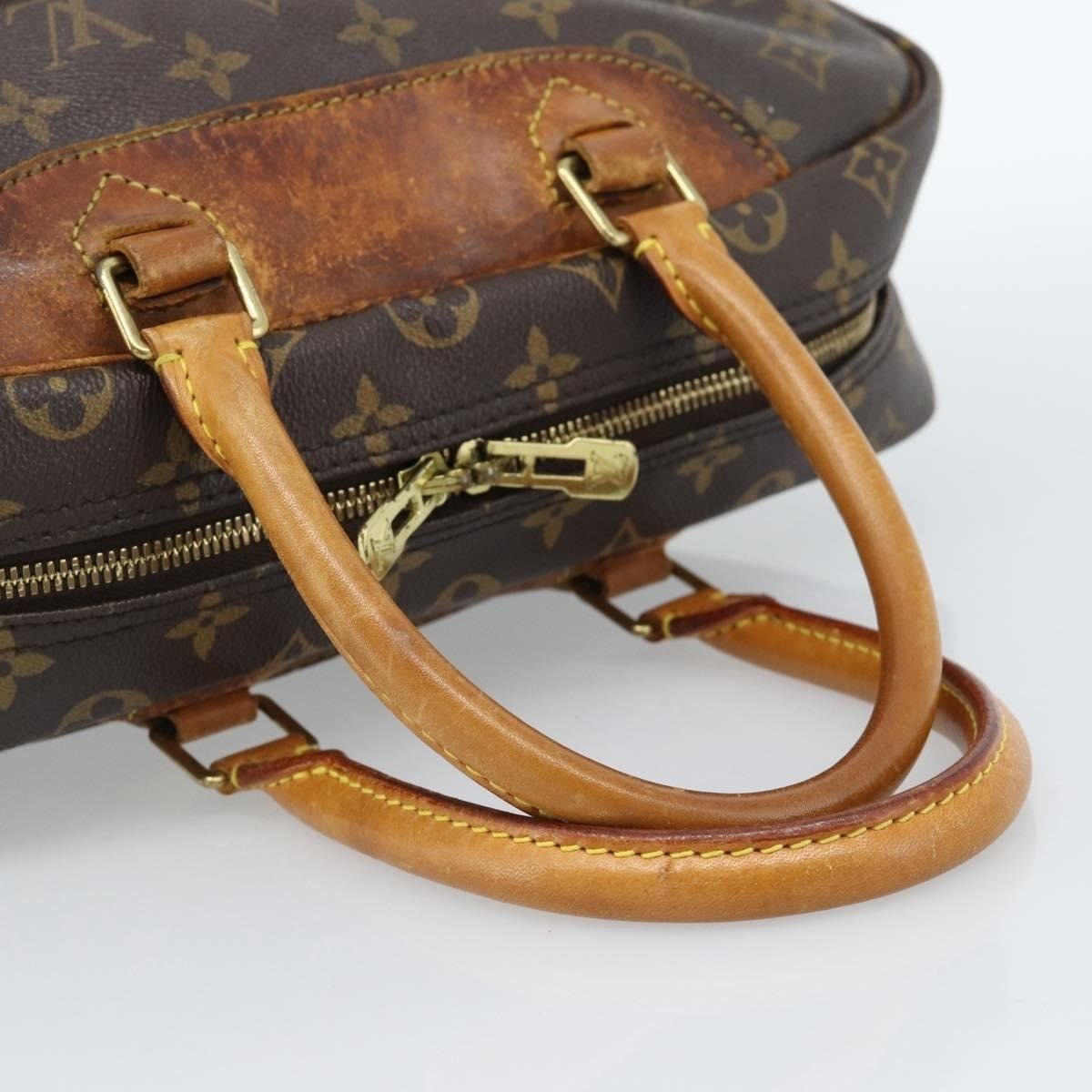 Louis Vuitton Louis Vuitton Monogram Deauville Handbag Brown Size ONE SIZE - 6 Thumbnail