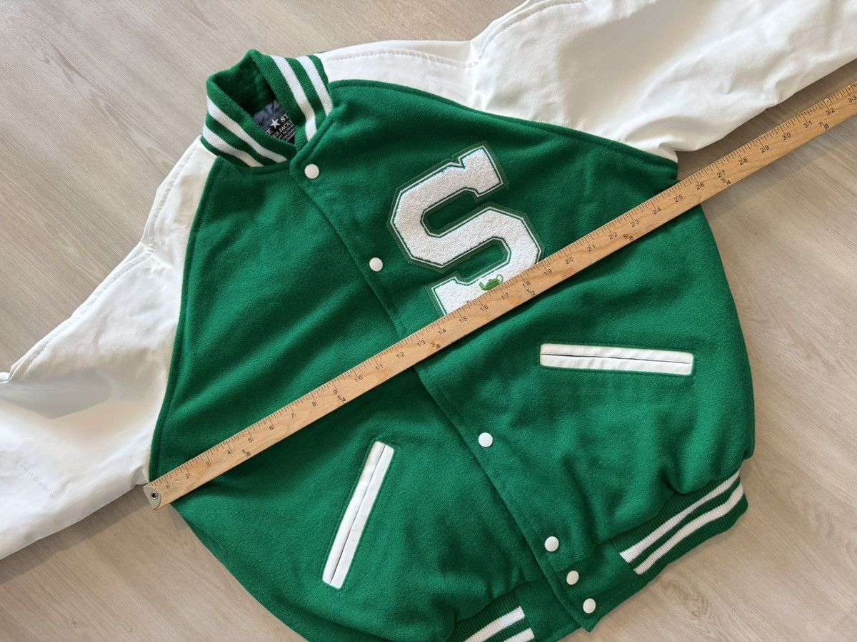 Vintage Texas Star Green Letterman Varsity Jacket Sz L Wool Size US L / EU 52-54 / 3 - 6 Thumbnail
