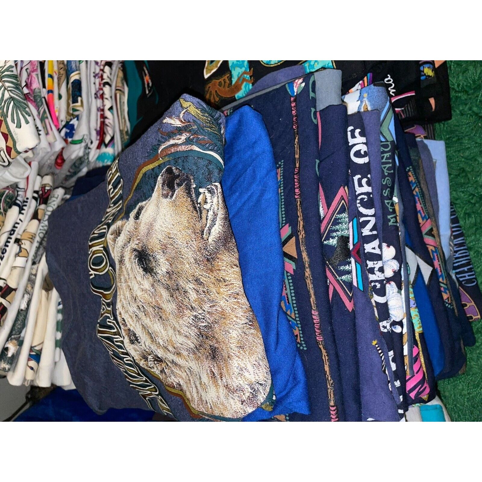 Jerzees Vintage Grizzly Bear Shirt Country Ursus Horribilis 90s Tee Size US L / EU 52-54 / 3 - 10 Thumbnail