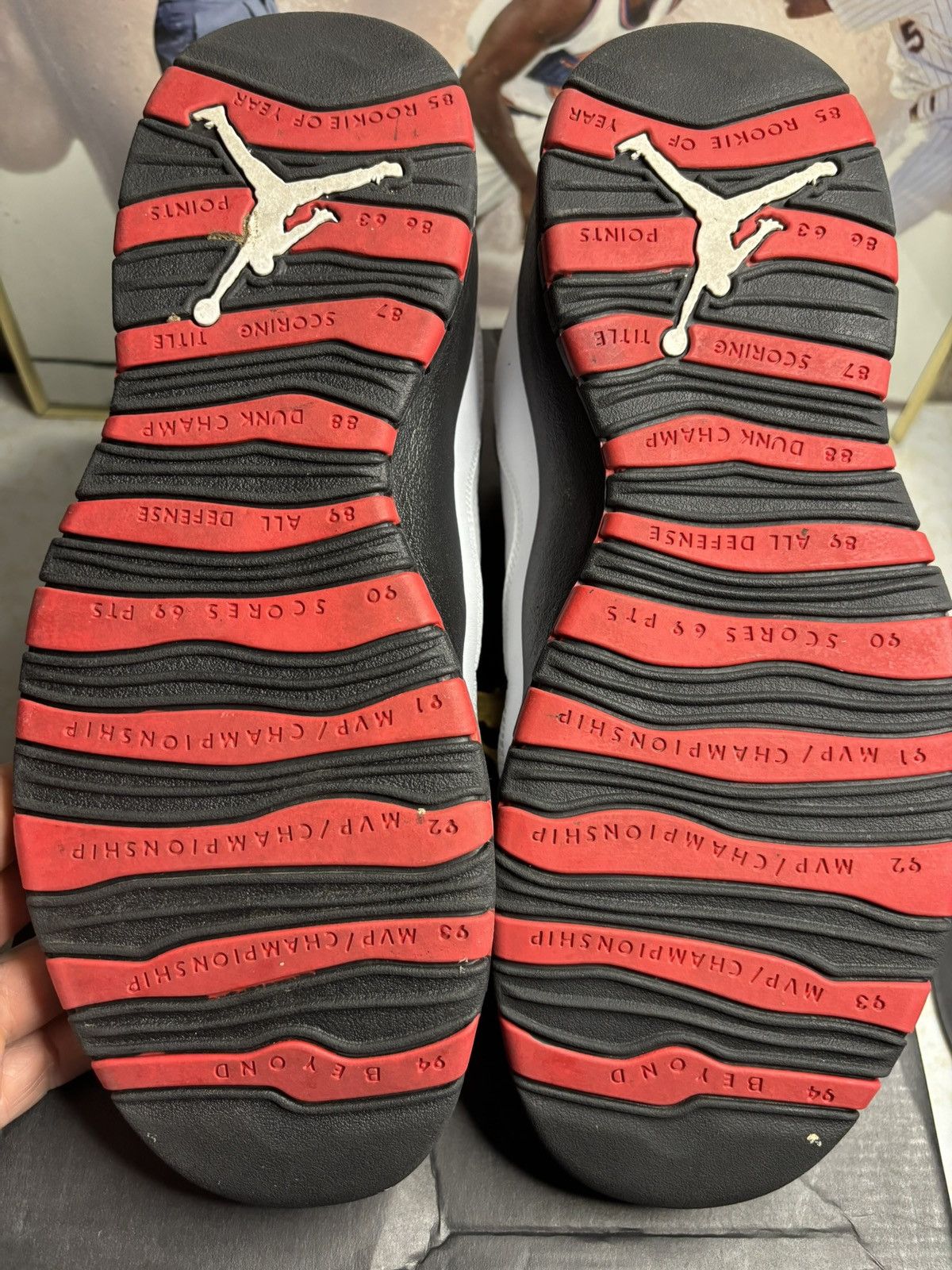 Jordan Brand Air Jordan 10 Retro Chicago Size US 11.5 / EU 44-45 - 5 Thumbnail