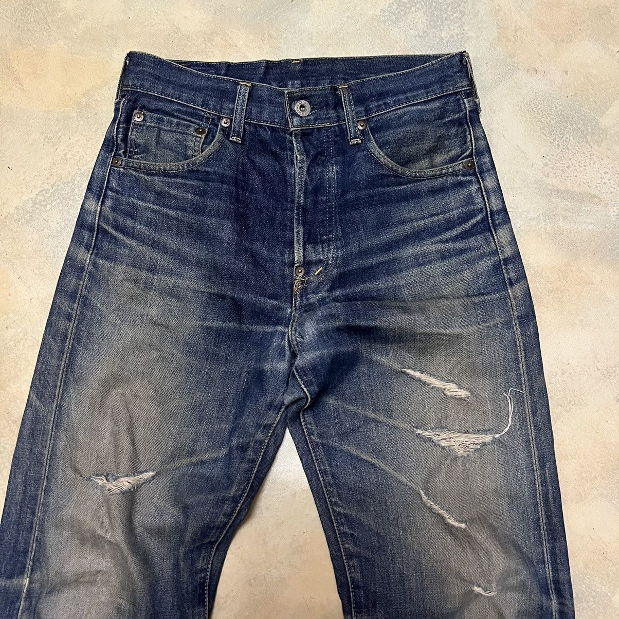 Levi's Vintage levis lot 707 selvedge distressed denims style Size US 28 / EU 44 - 3 Thumbnail