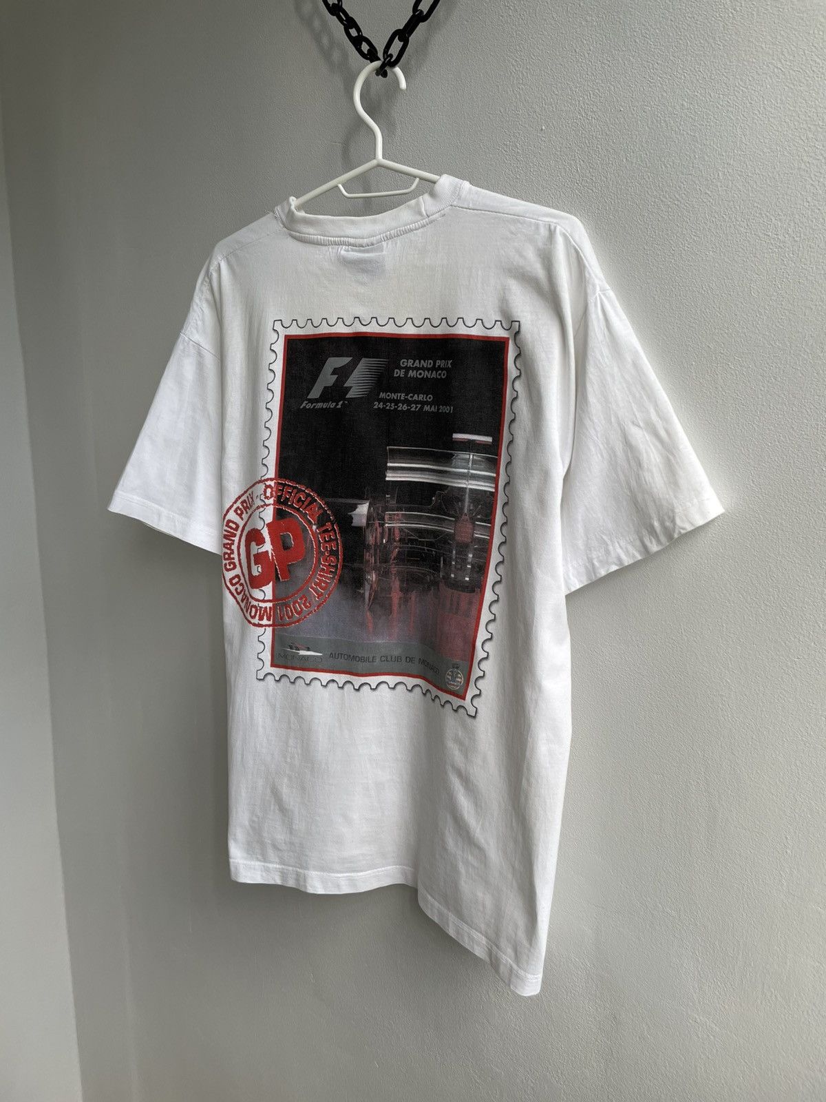 Formula 1 Vintage Monaco Grand Prix 90s 2001 T Shirt Tee Formula 1 F1 Size US XL / EU 56 / 4 - 3 Thumbnail