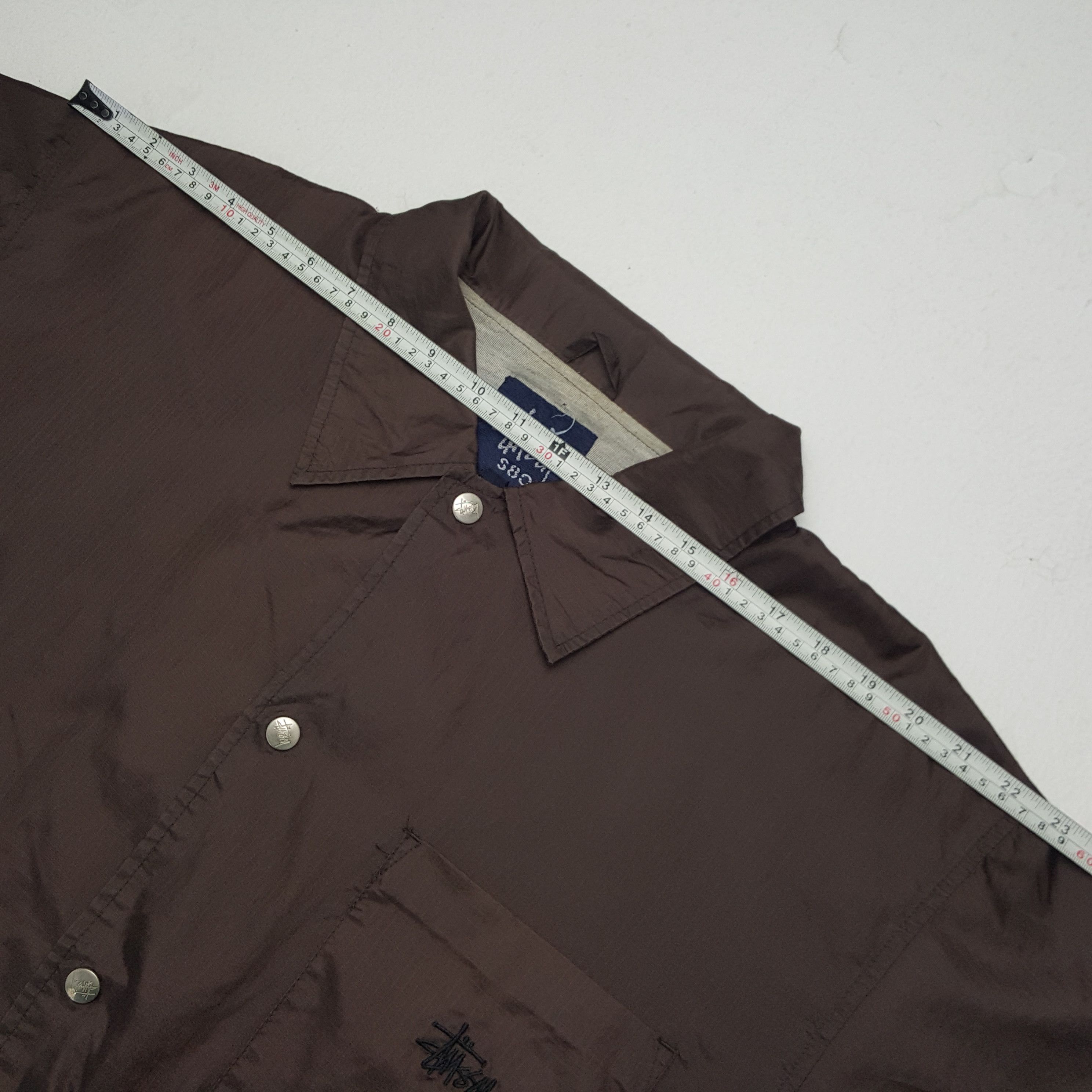 Stussy × Vintage Vintage Stussy Custom Art Logo Winter Windbreaker Jacket Size US M / EU 48-50 / 2 - 6 Thumbnail