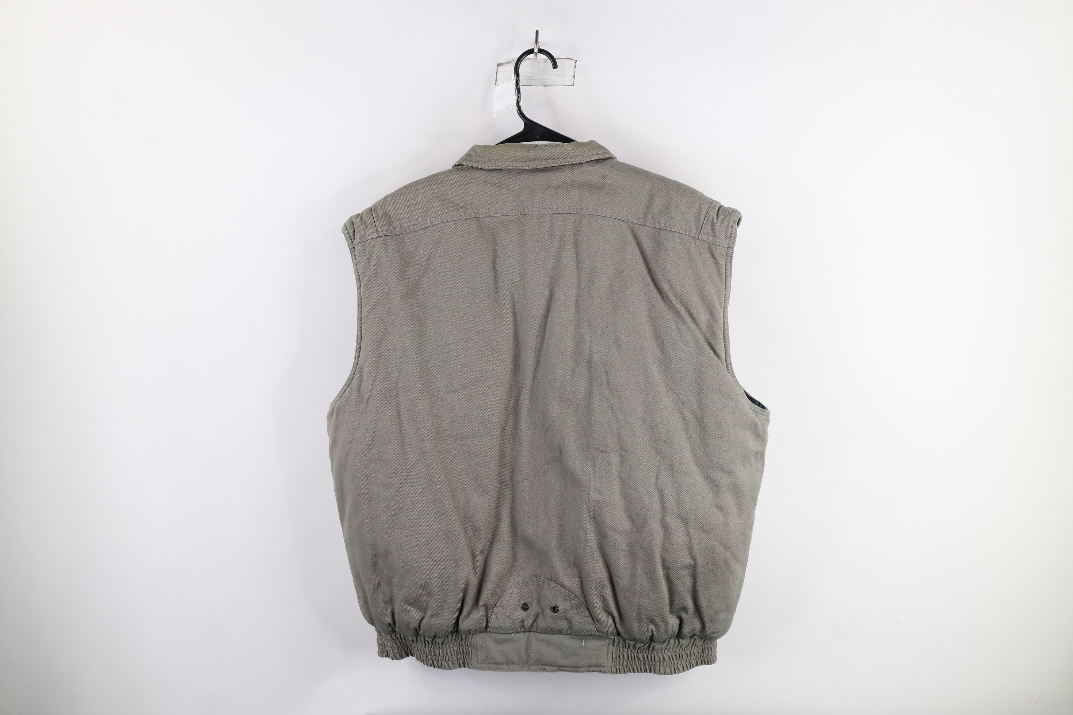 Vintage Vintage 90s Streetwear Flannel Lined Puffer Vest Jacket Size US L / EU 52-54 / 3 - 18 Thumbnail