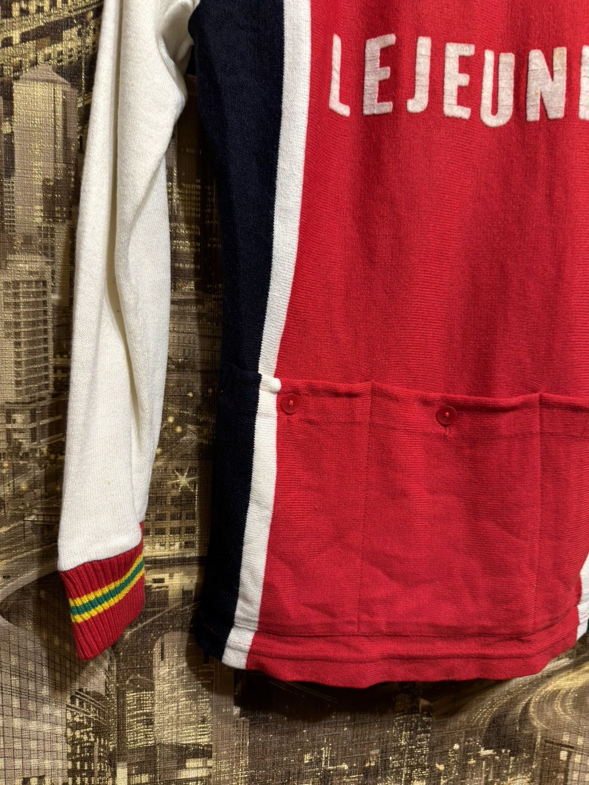 Other Vintage 1970's Lejeune Team Cycling jersey shirt Size US M / EU 48-50 / 2 - 12 Thumbnail