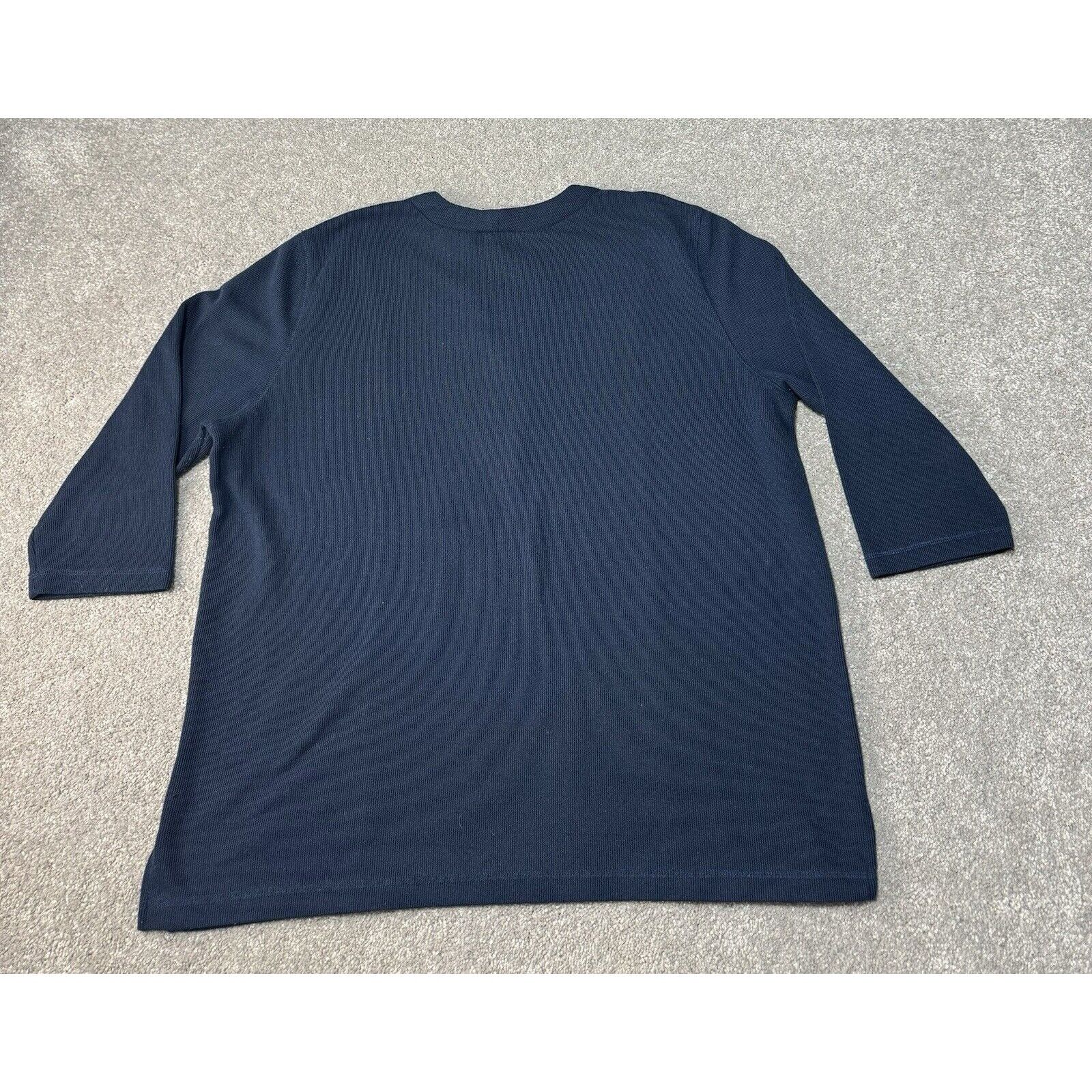 Other 90s Y2K Top Womens Plus Size 2X Ribbed Embroidered Paisley Size XXL / US 16-18 / IT 52-54 - 2 Thumbnail