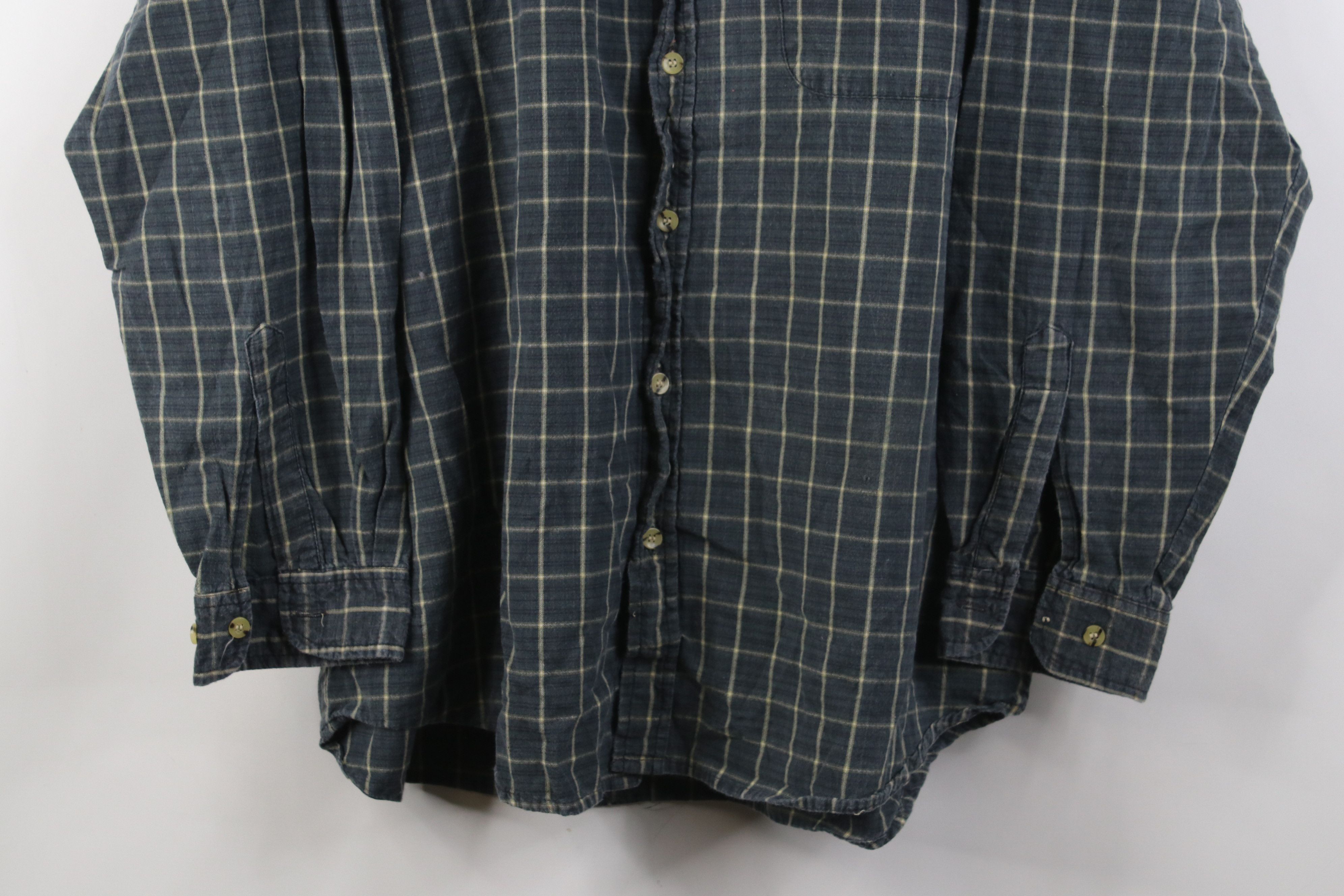 Vintage Vintage 90s Streetwear Collared Button Down Shirt Plaid Size US XL / EU 56 / 4 - 3 Thumbnail