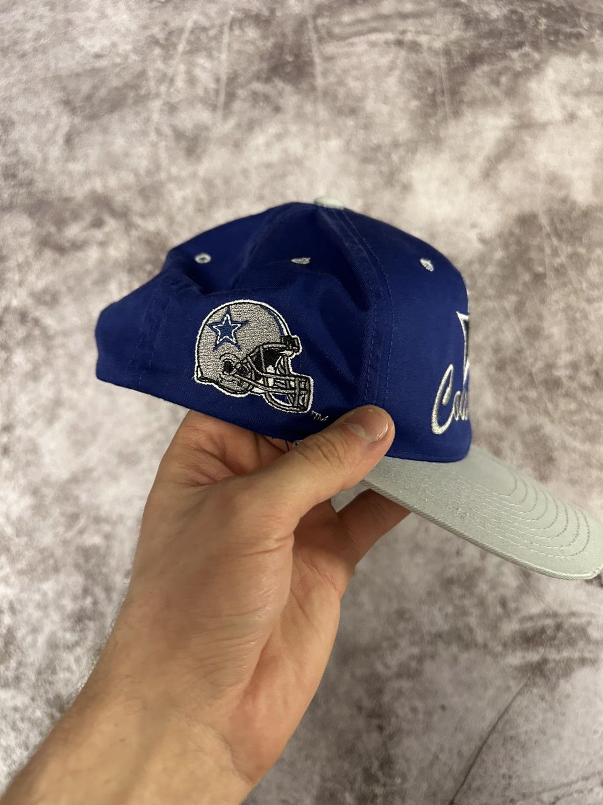 Vintage Vintage 90s Dallas Cowboys Twill Snapback Flat Bill 2-Tone Size ONE SIZE - 3 Thumbnail