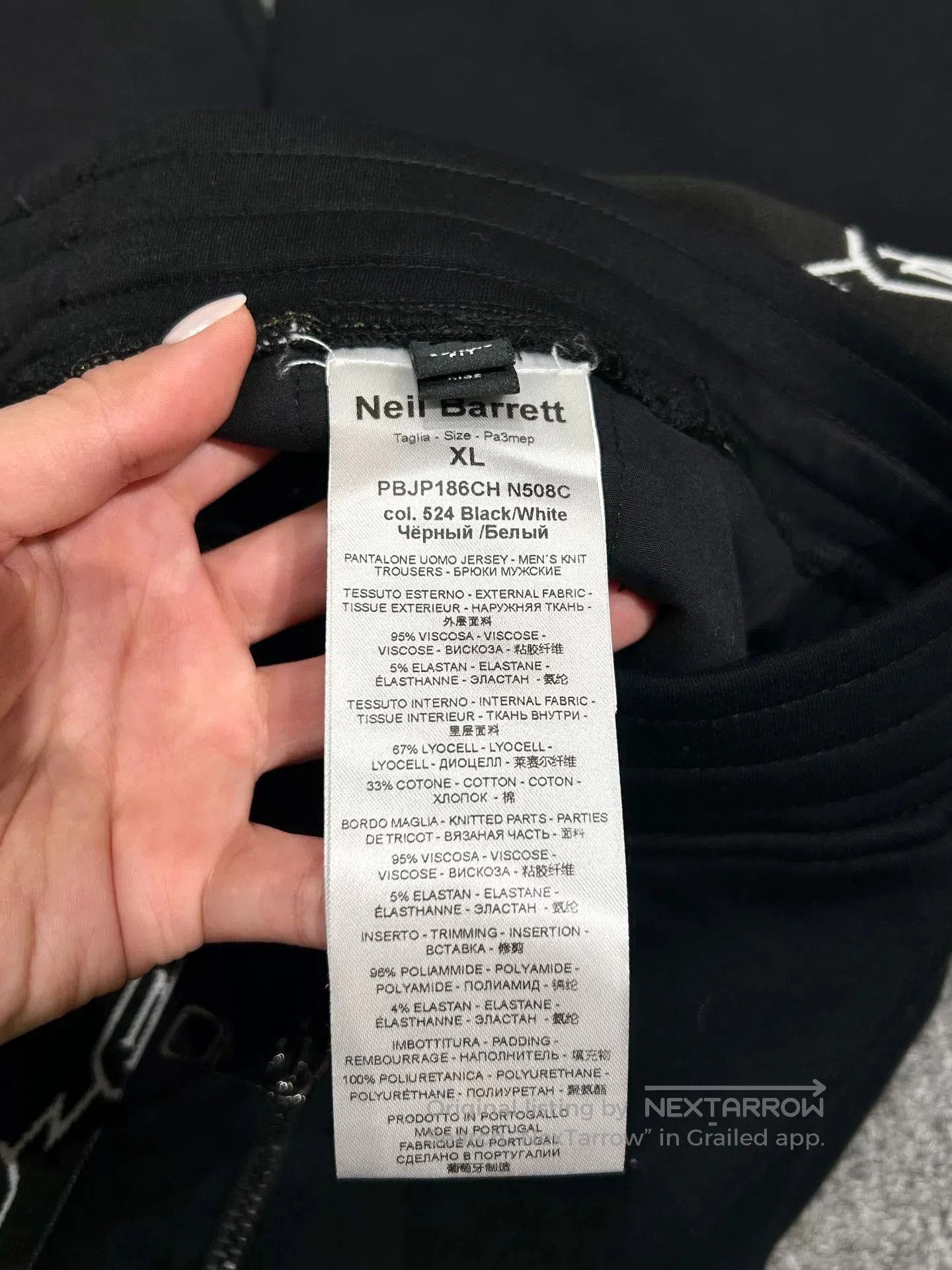 Neil Barrett Neil Barrett Men's Sweatpants. Size US 34 / EU 50 - 6 Thumbnail