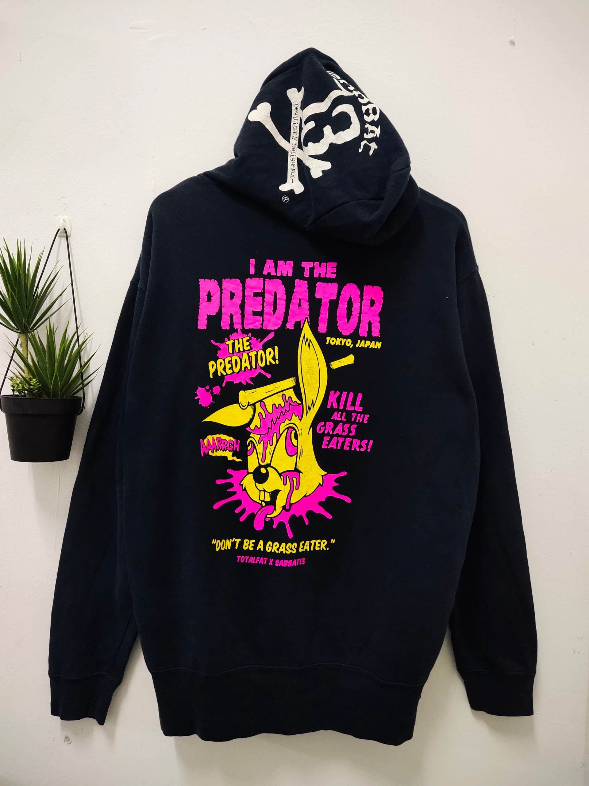 Band Tees Vintage TotalFat X Sabbat13 Punk rock japan band hoodie Size US XL / EU 56 / 4 - 8 Thumbnail