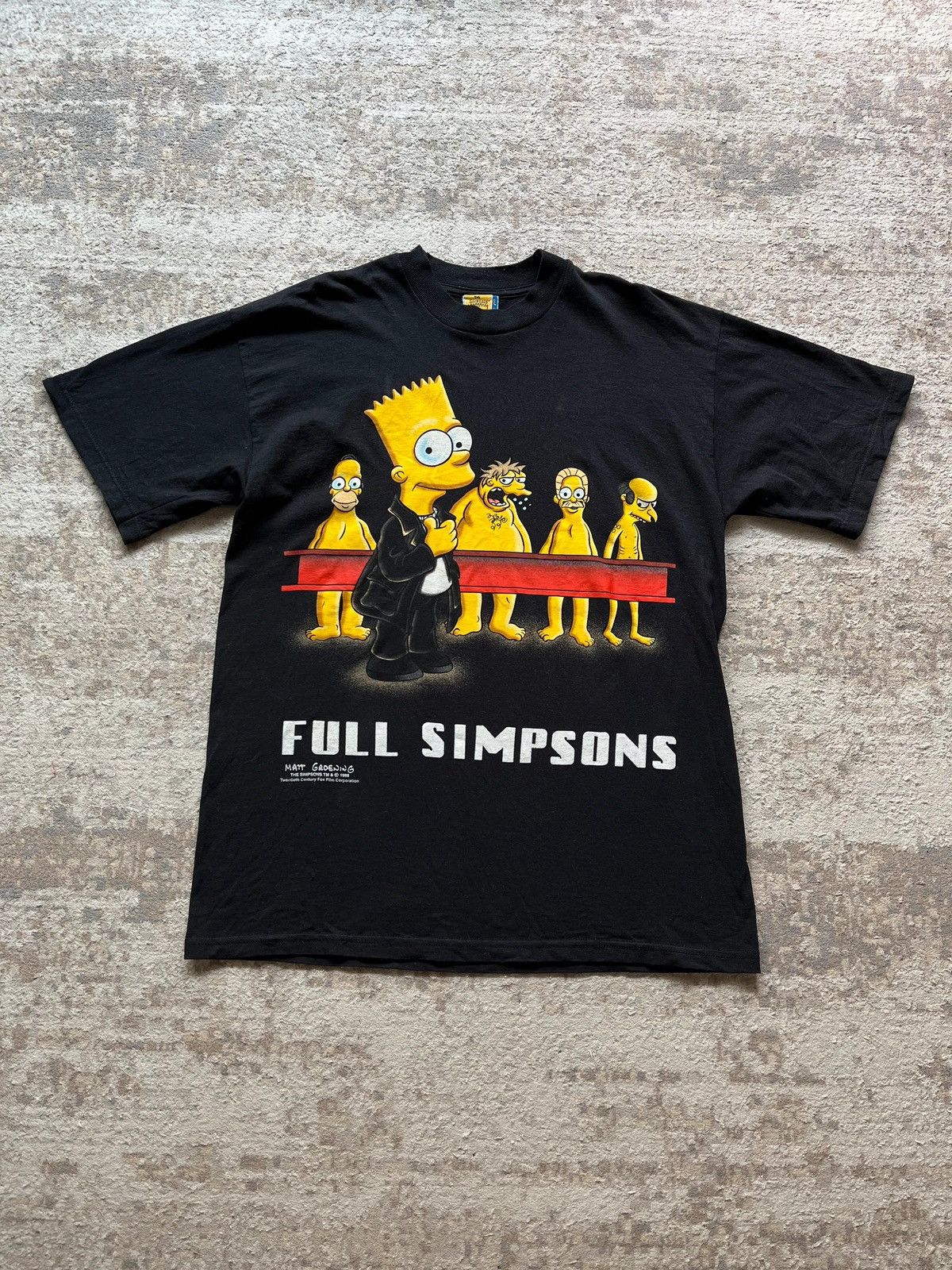 The Simpsons The Simpsons Full Simpsons Bart Matt Groening 1998 Deadstock Size US L / EU 52-54 / 3 - 1 Thumbnail